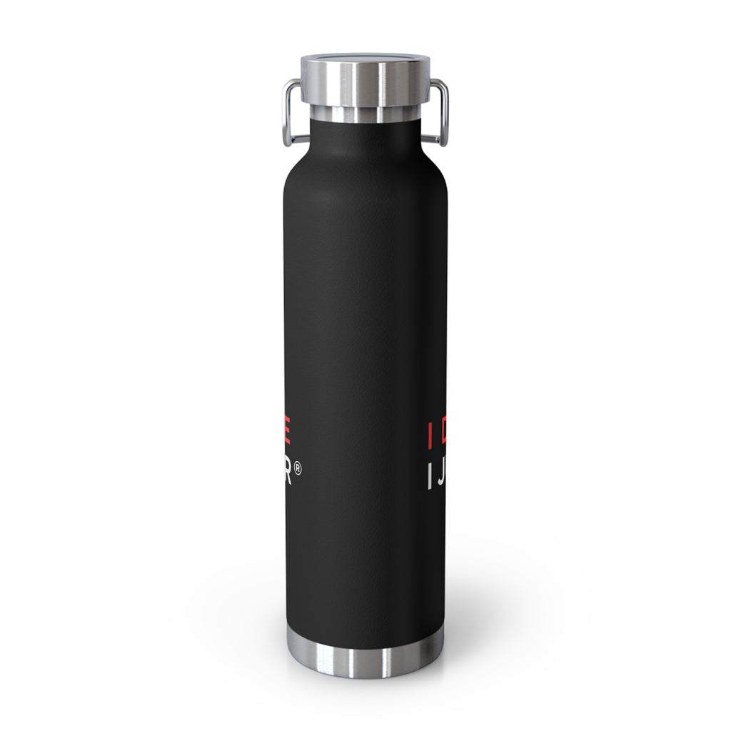 22oz Insulated Water Bottle — "I Don't Game, I Just Play Poker" Stainless Steel Vacuum Bottle