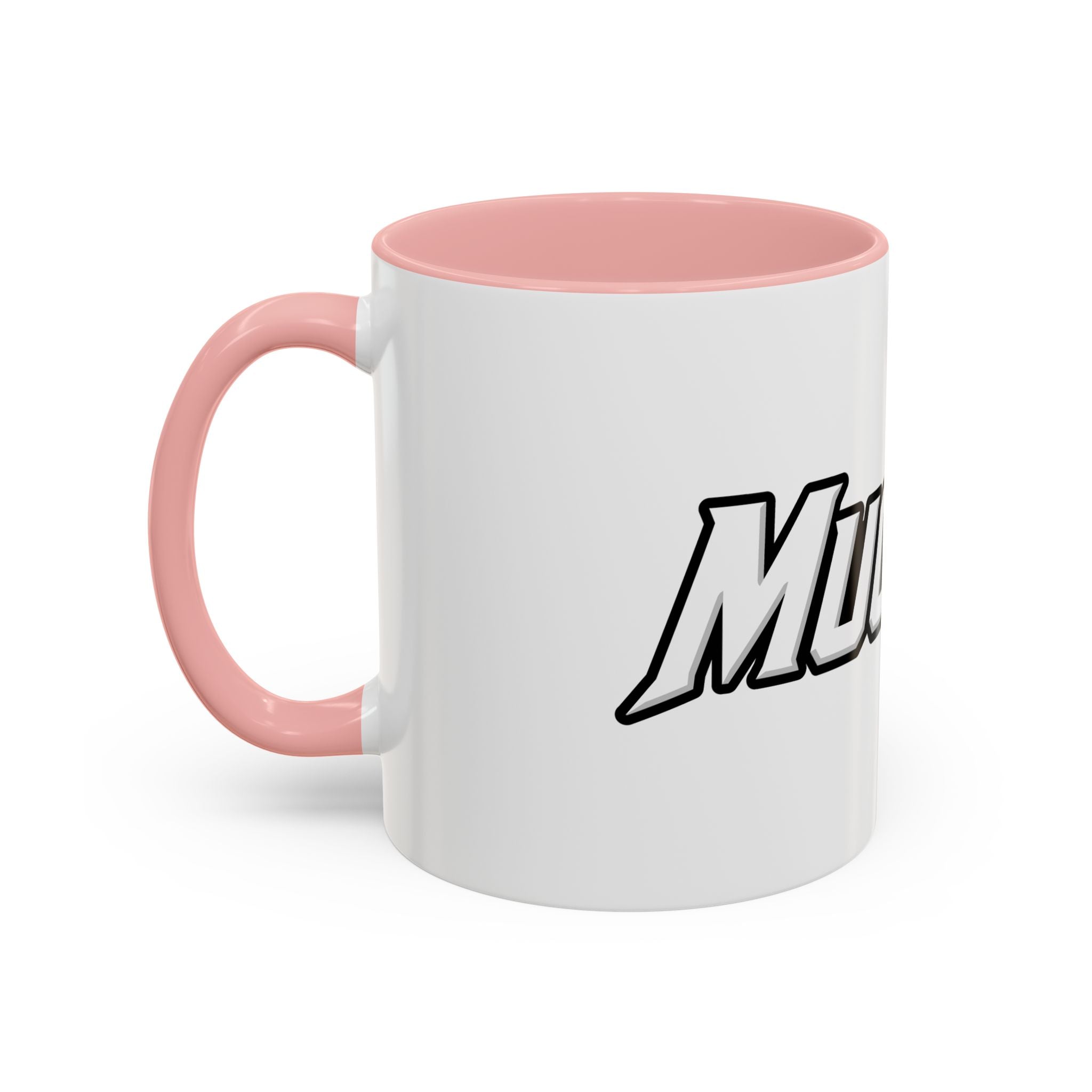MuckU2 Classic White Mug (white/red logo/SKU 100047)
