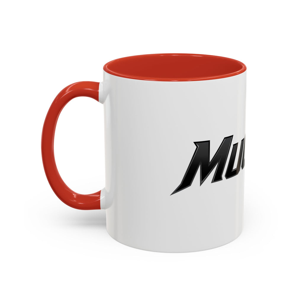 MuckU2 Classic White Mug (black logo/SKU 100045)