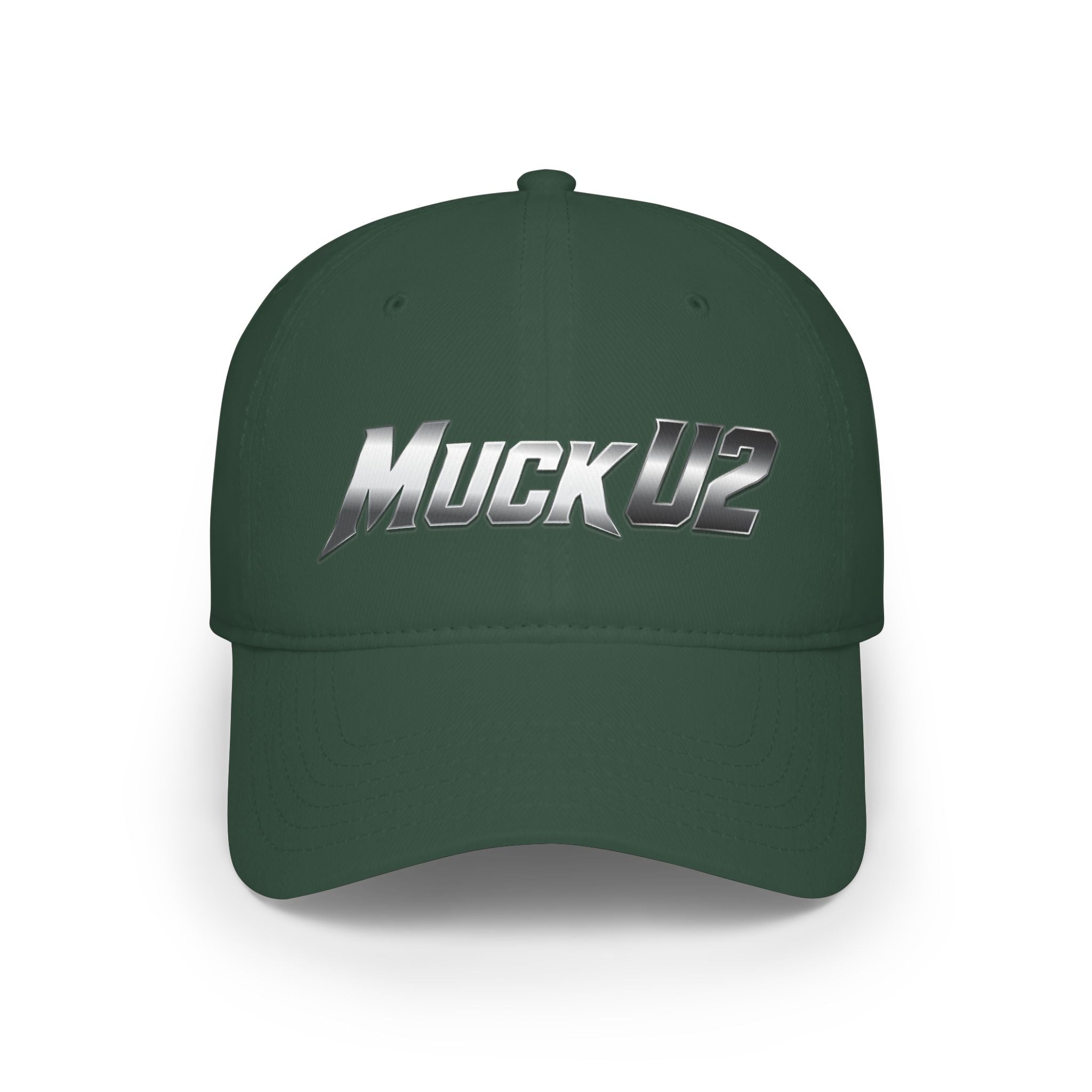 MuckU2 Poker Cap (gradient silver/black logo/SKU 100071)