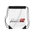 MuckU2 Poker Drawstring Bag (gradient silver/red logo/SKU 100086)