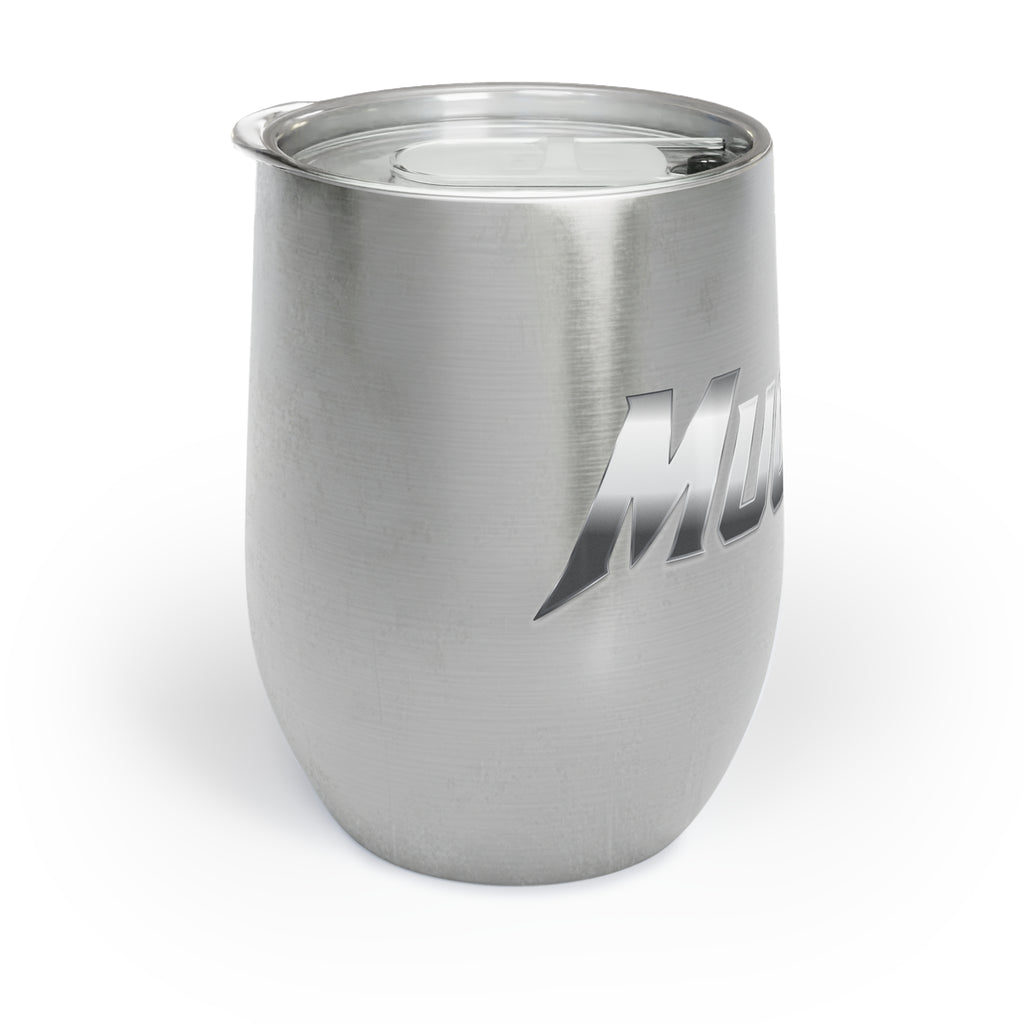 MuckU2 Wine Tumbler (gradient silver logo/SKU 100018)