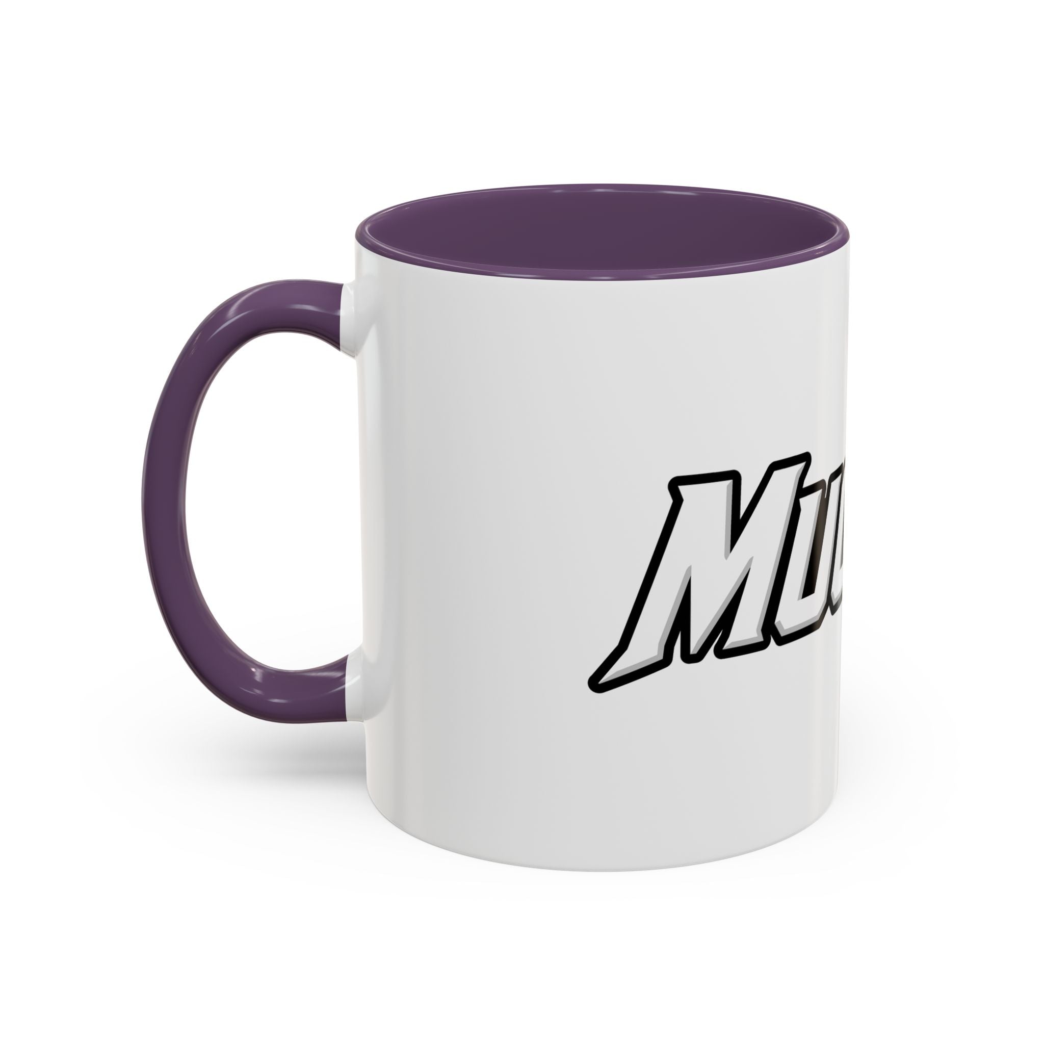 MuckU2 Classic White Mug (white/red logo/SKU 100047)