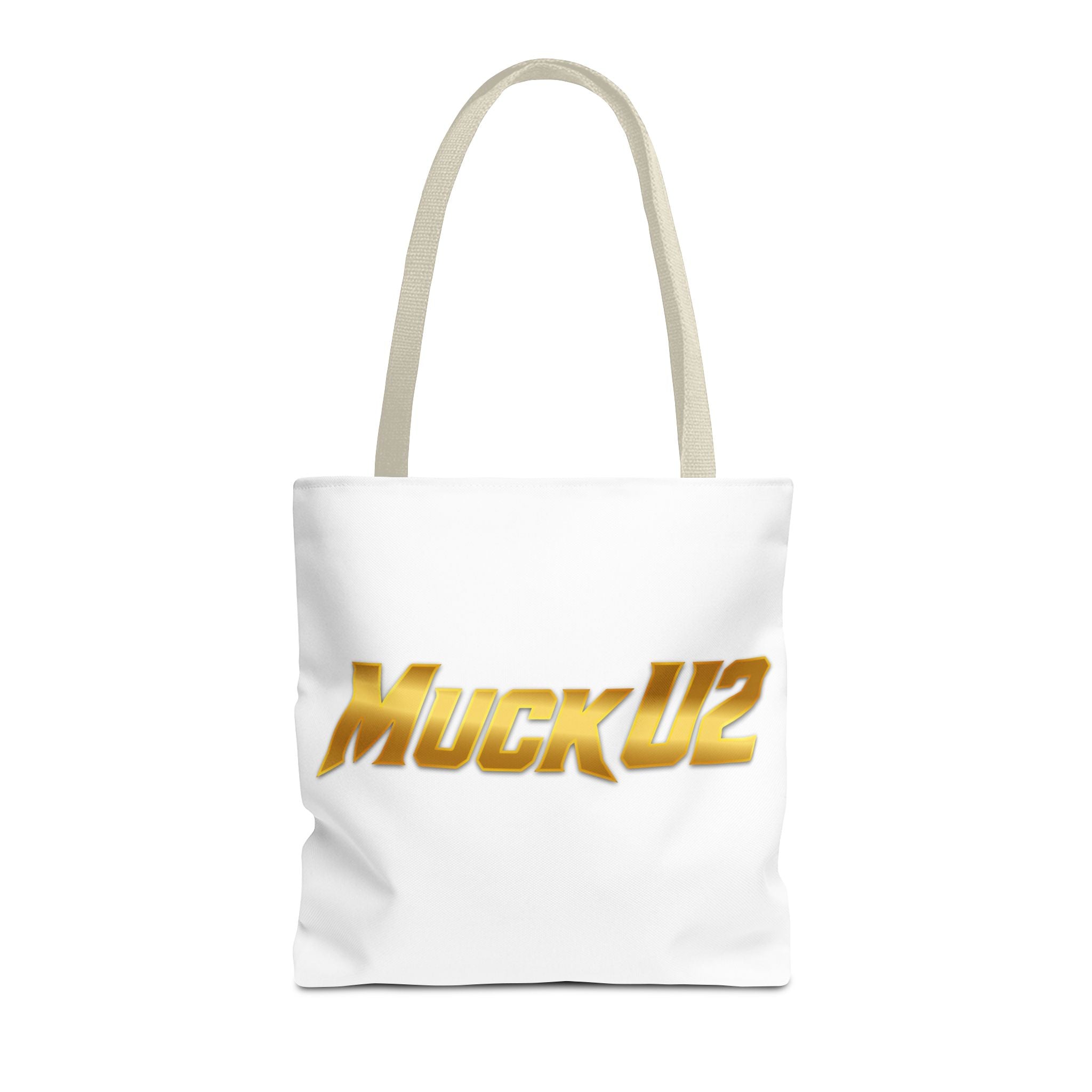 MuckU2 Bubble Canvas Poker Tote Bag (gold logo SKU 100020)