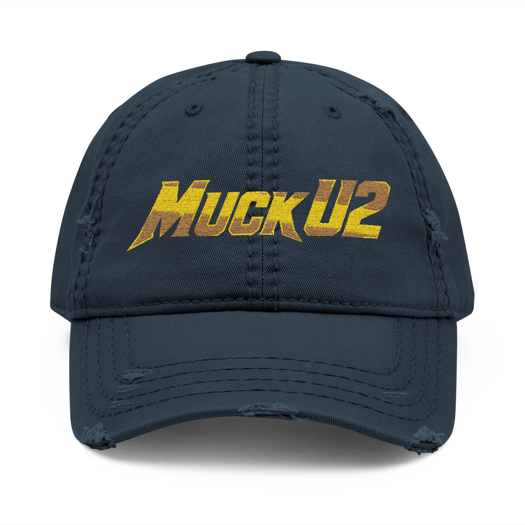 MuckU2 Poker Trucker Cap (gold logo/SKU 100077)