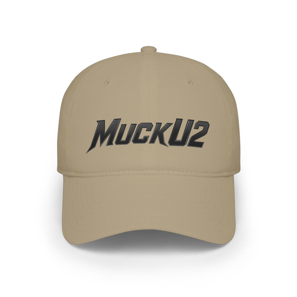 MuckU2 Poker Cap (black logo/SKU 100073)