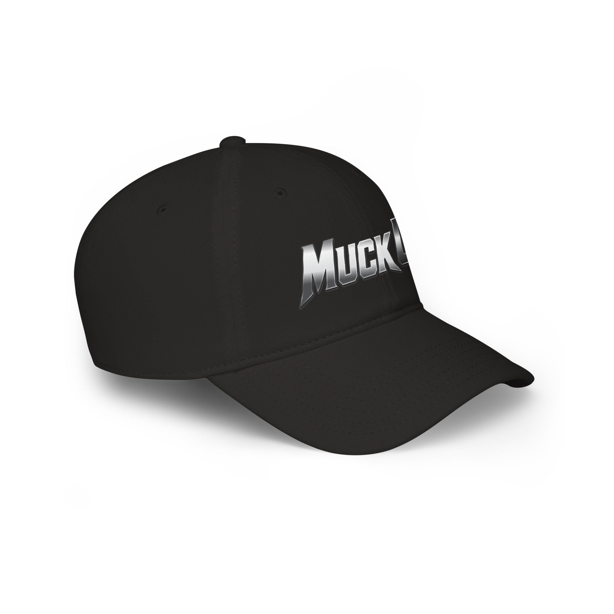 MuckU2 Poker Cap (gradient silver/black logo/SKU 100071)
