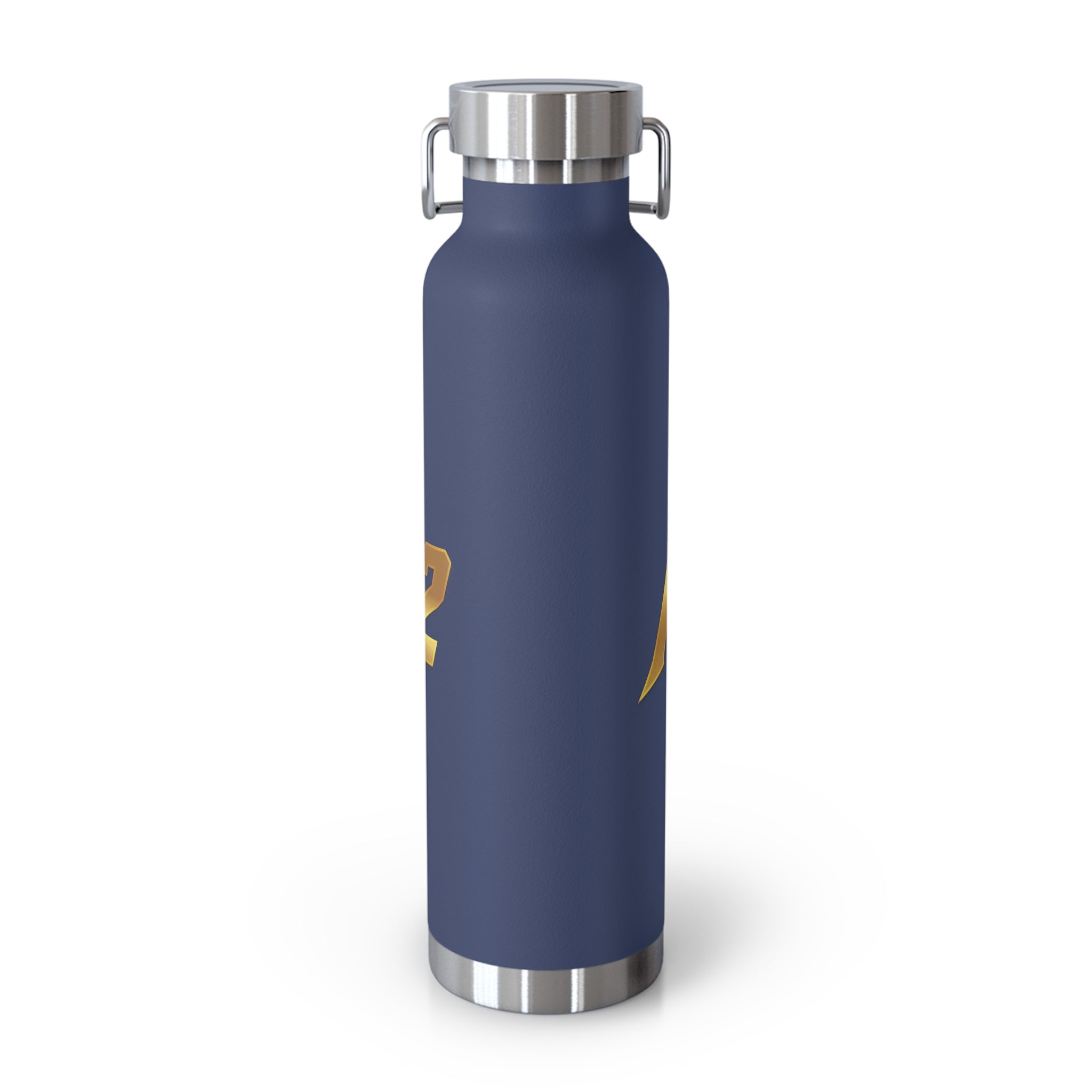 MuckU2 Insulated Water Bottle (gold logo/SKU 100010)