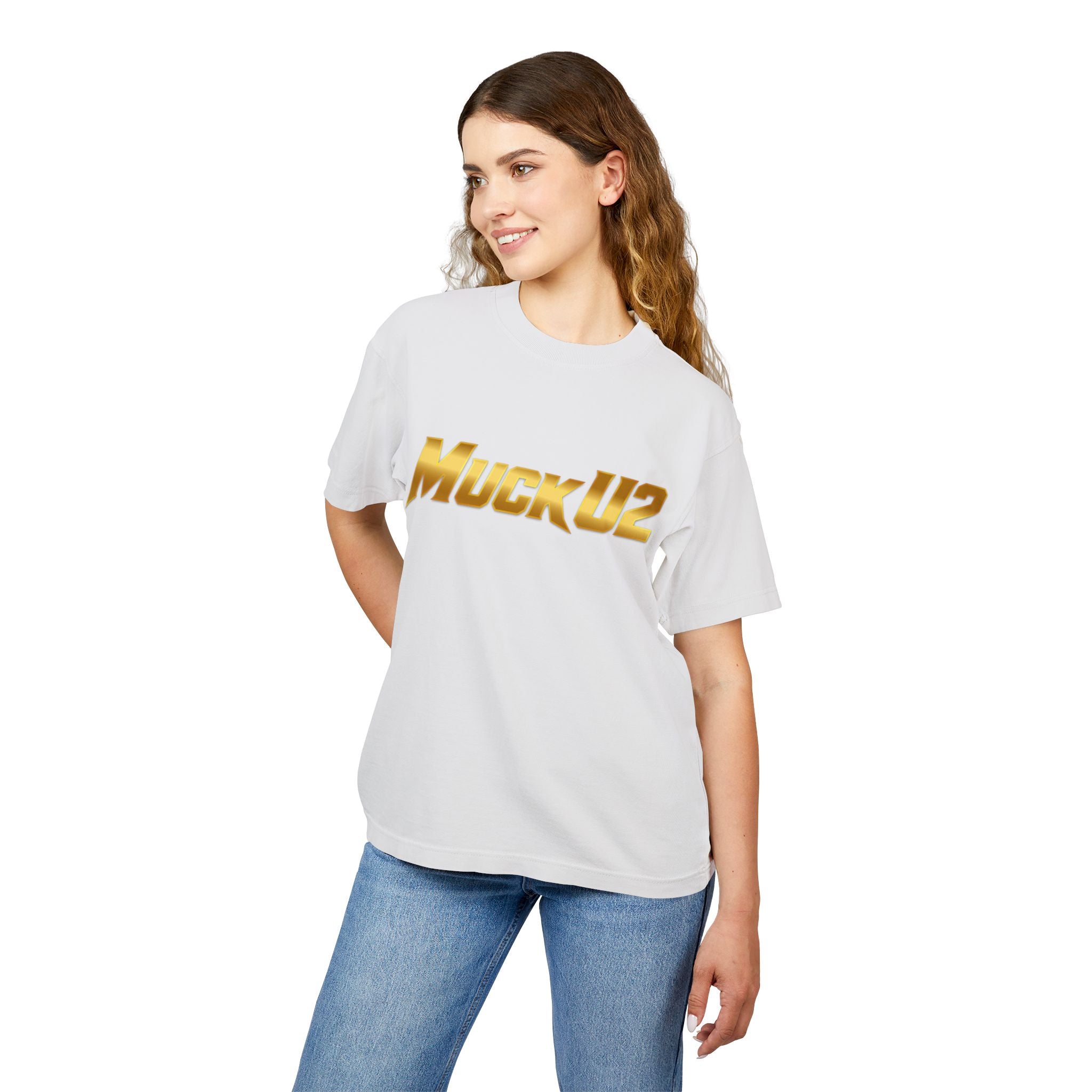 MuckU2 High Quality Poker Tee (gold logo/SKU 100055)