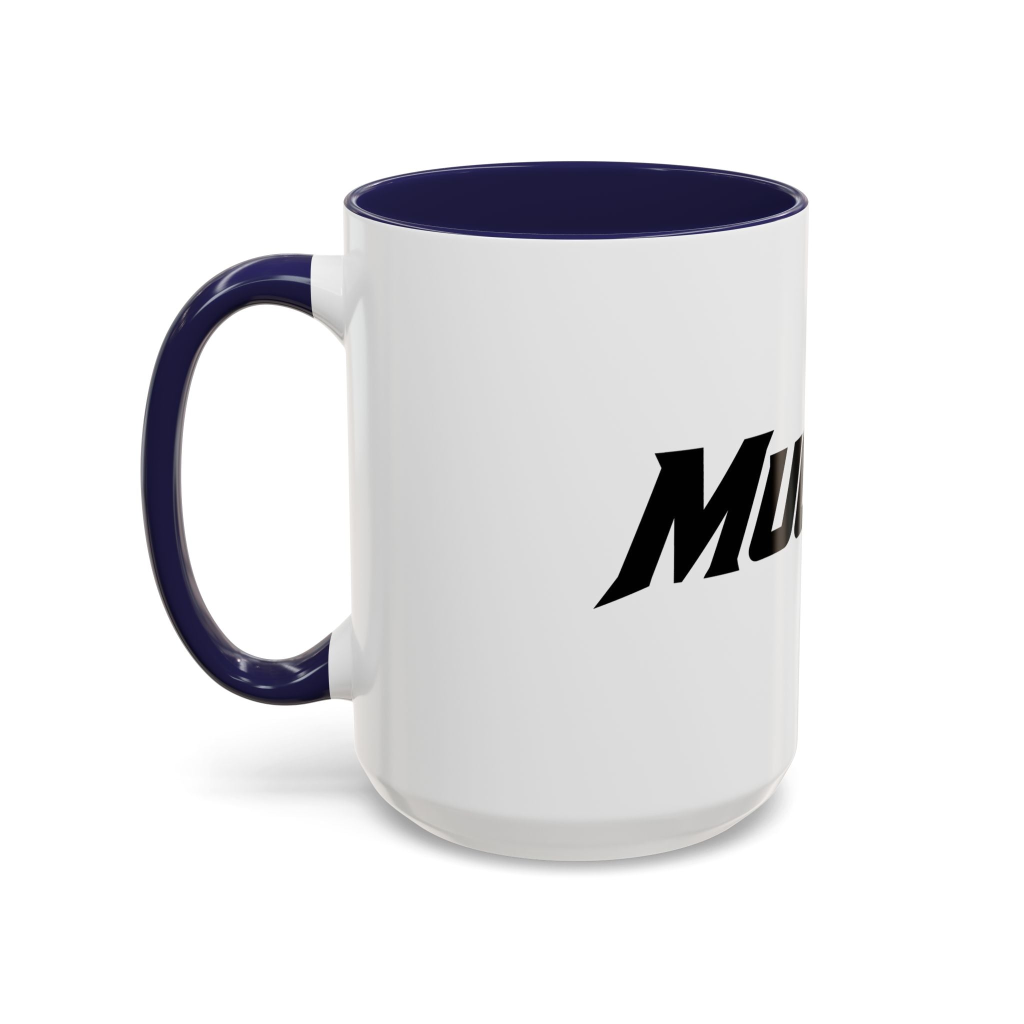 MuckU2 Classic White Mug (black/red logo/SKU 100046)