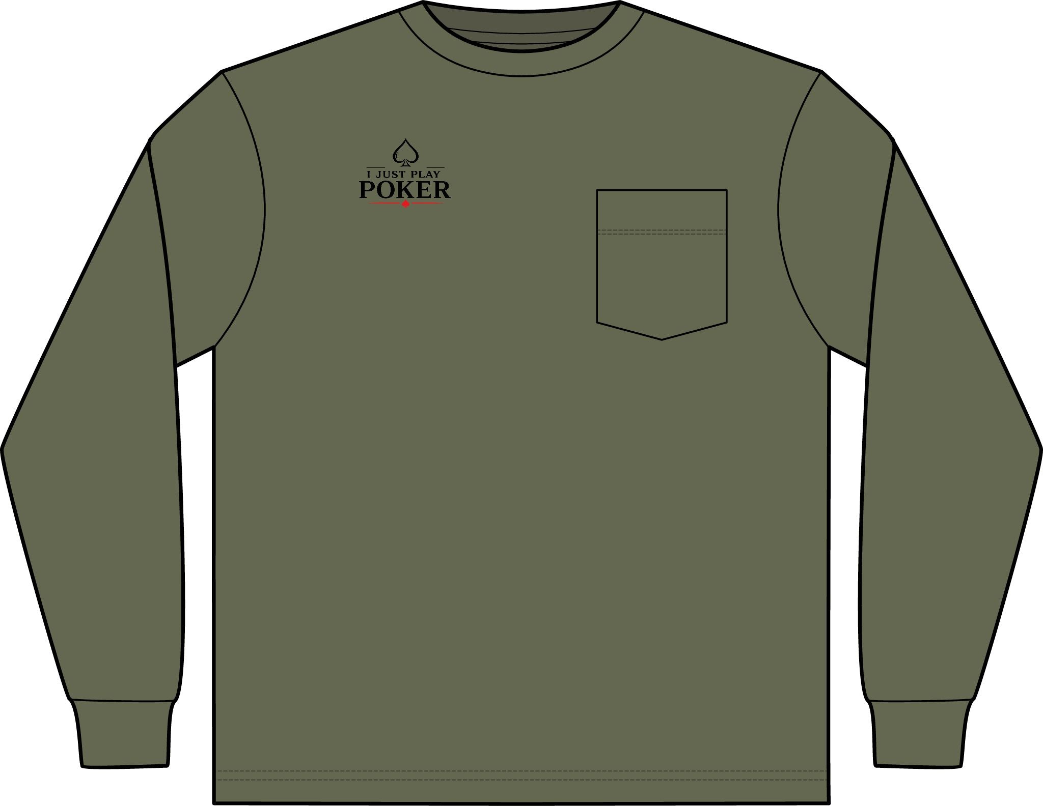 Classic Long-Sleeve Pocket Tee — Heavyweight Casual Workwear