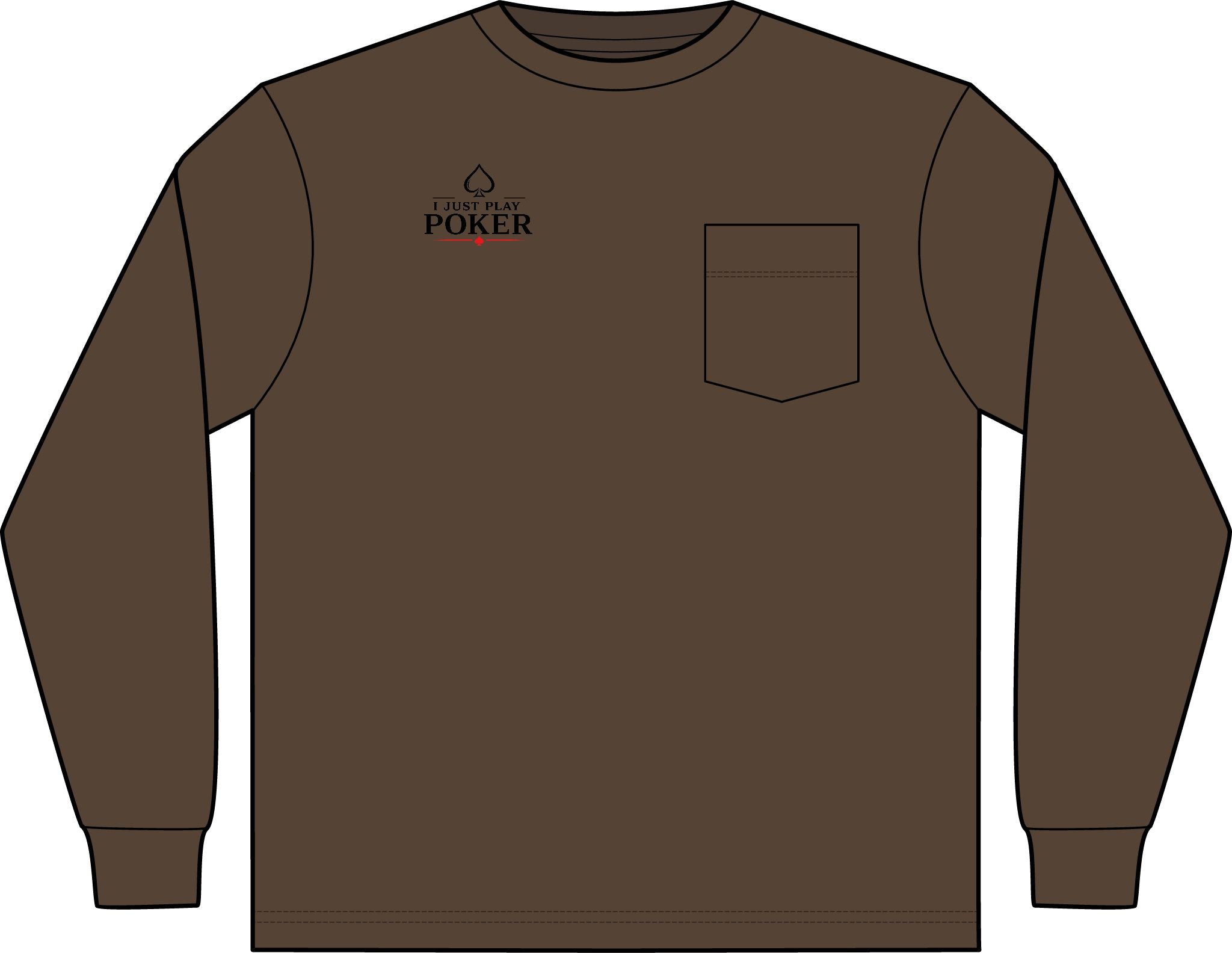 Classic Long-Sleeve Pocket Tee — Heavyweight Casual Workwear