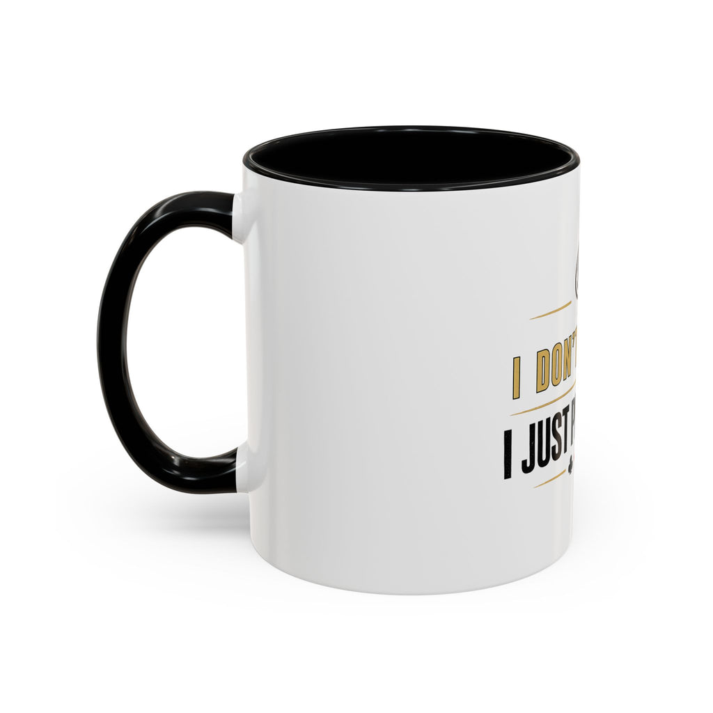 Poker Coffee Mug – "I Don't Gamble, I Just Play Poker" Accent Mug