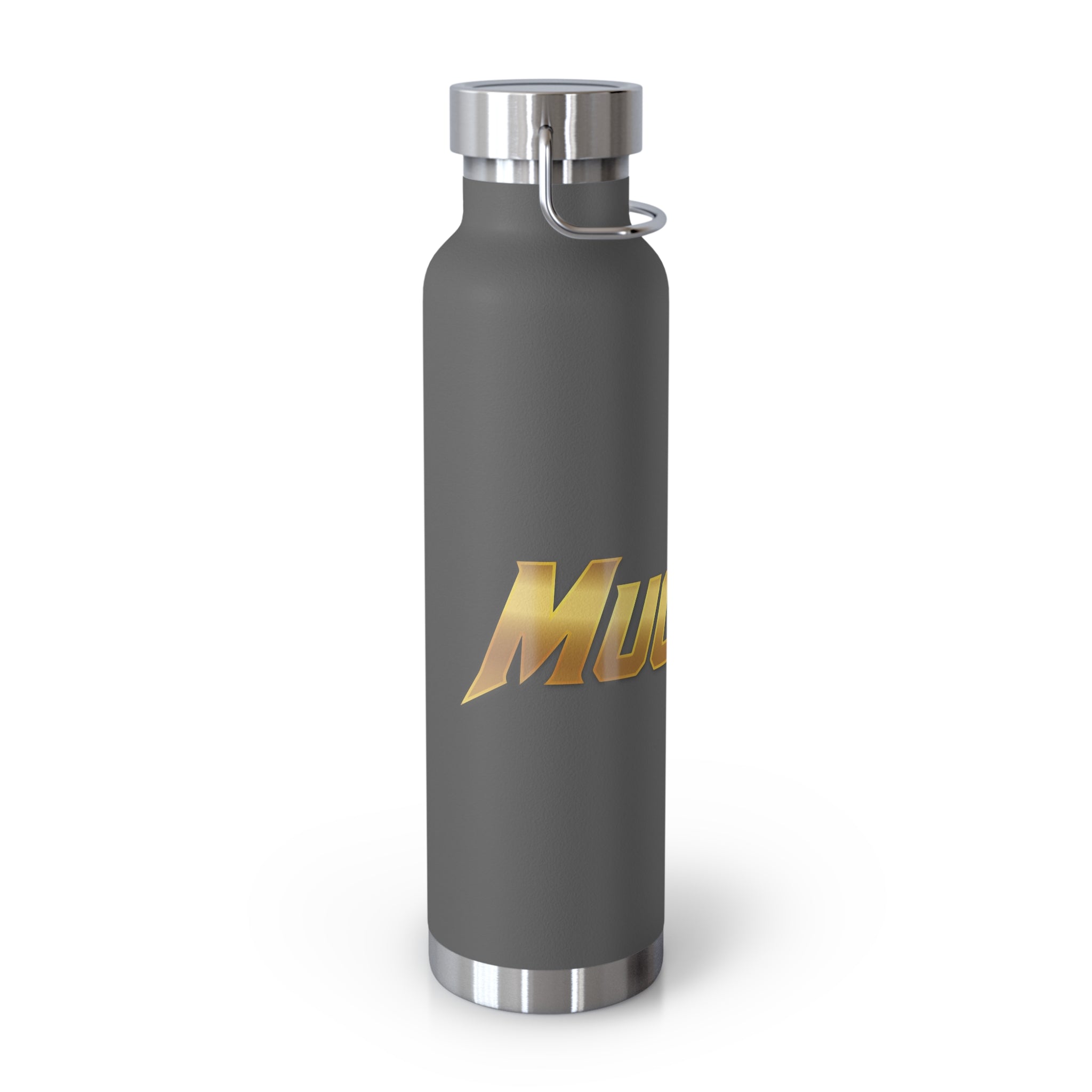 MuckU2 Insulated Water Bottle (gold logo/SKU 100010)
