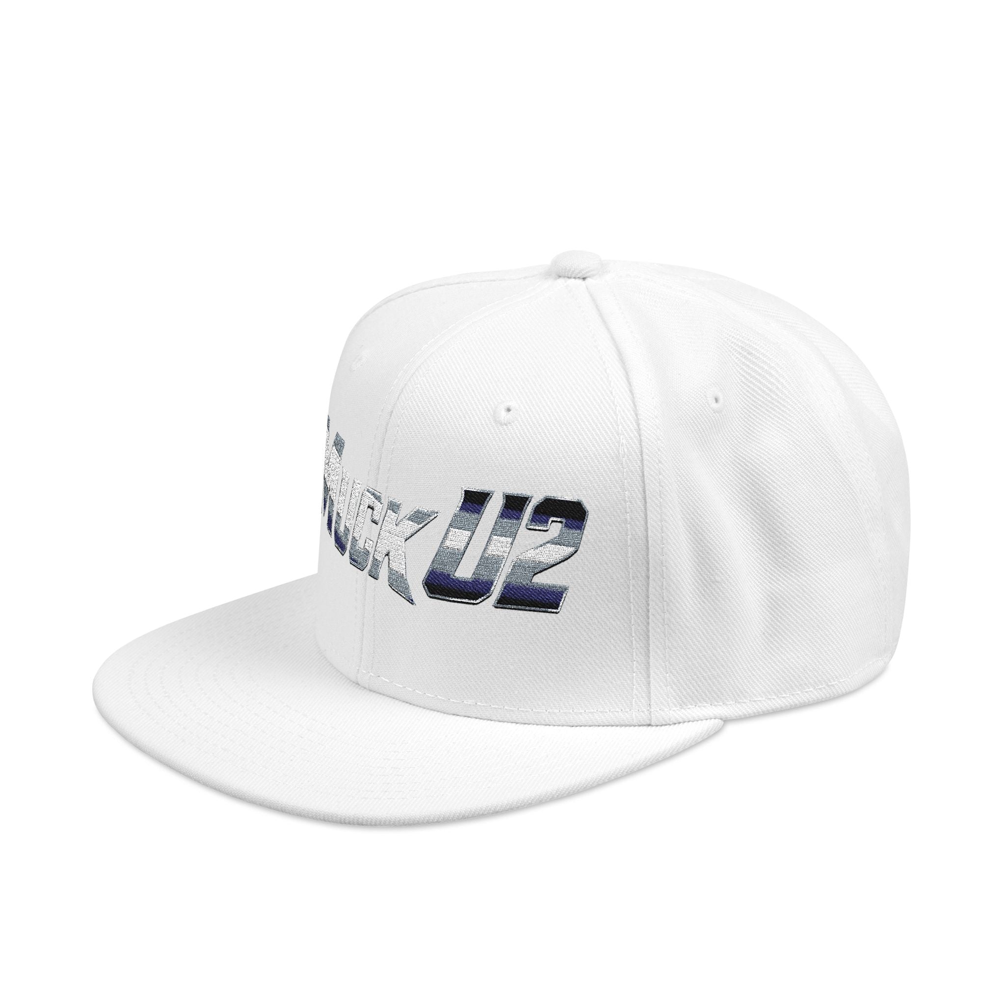 MuckU2 Poker Snapback Cap (gradient silver SKU 10005)
