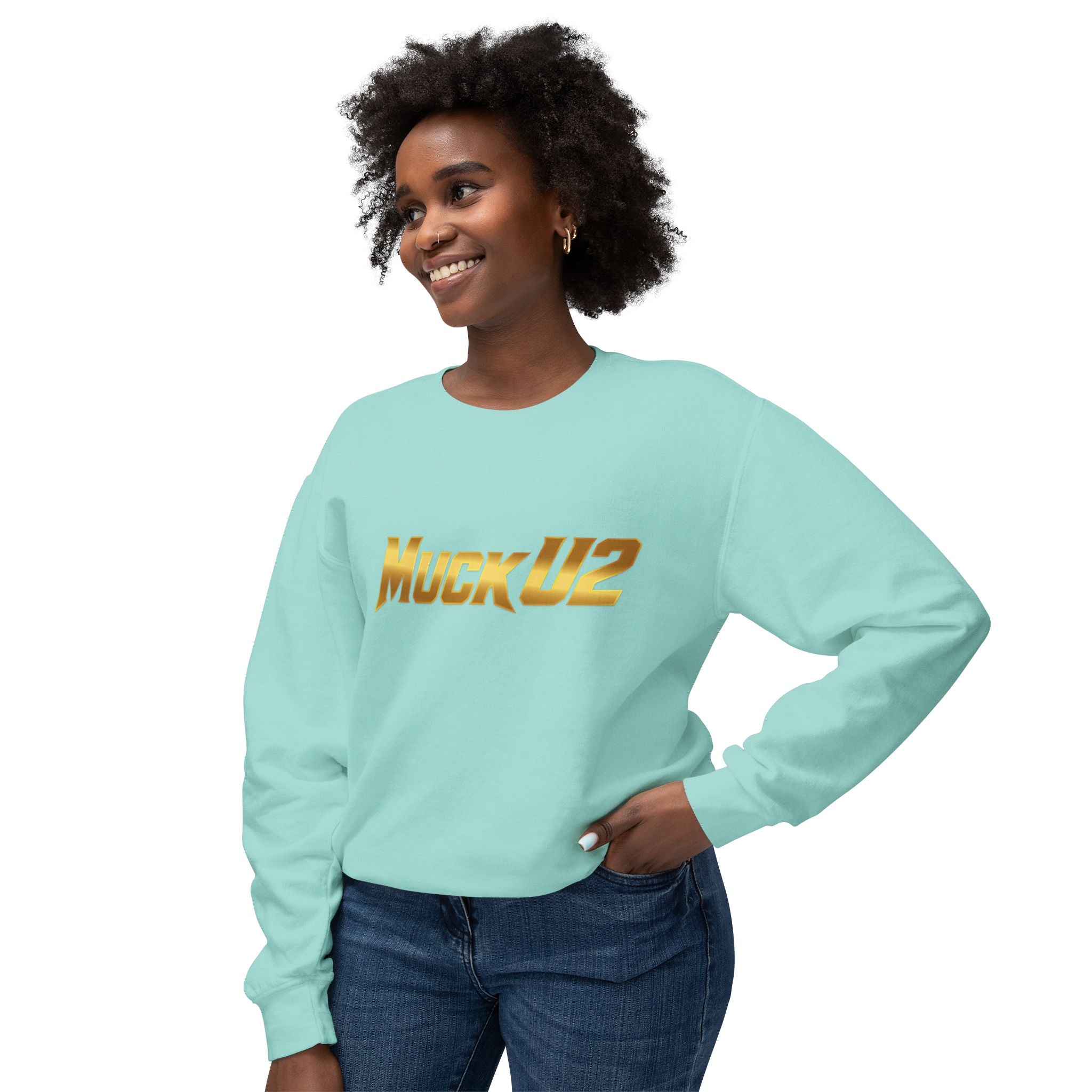 MuckU2 Poker Crewneck Sweatshirt (gold logo/SKU 100062)