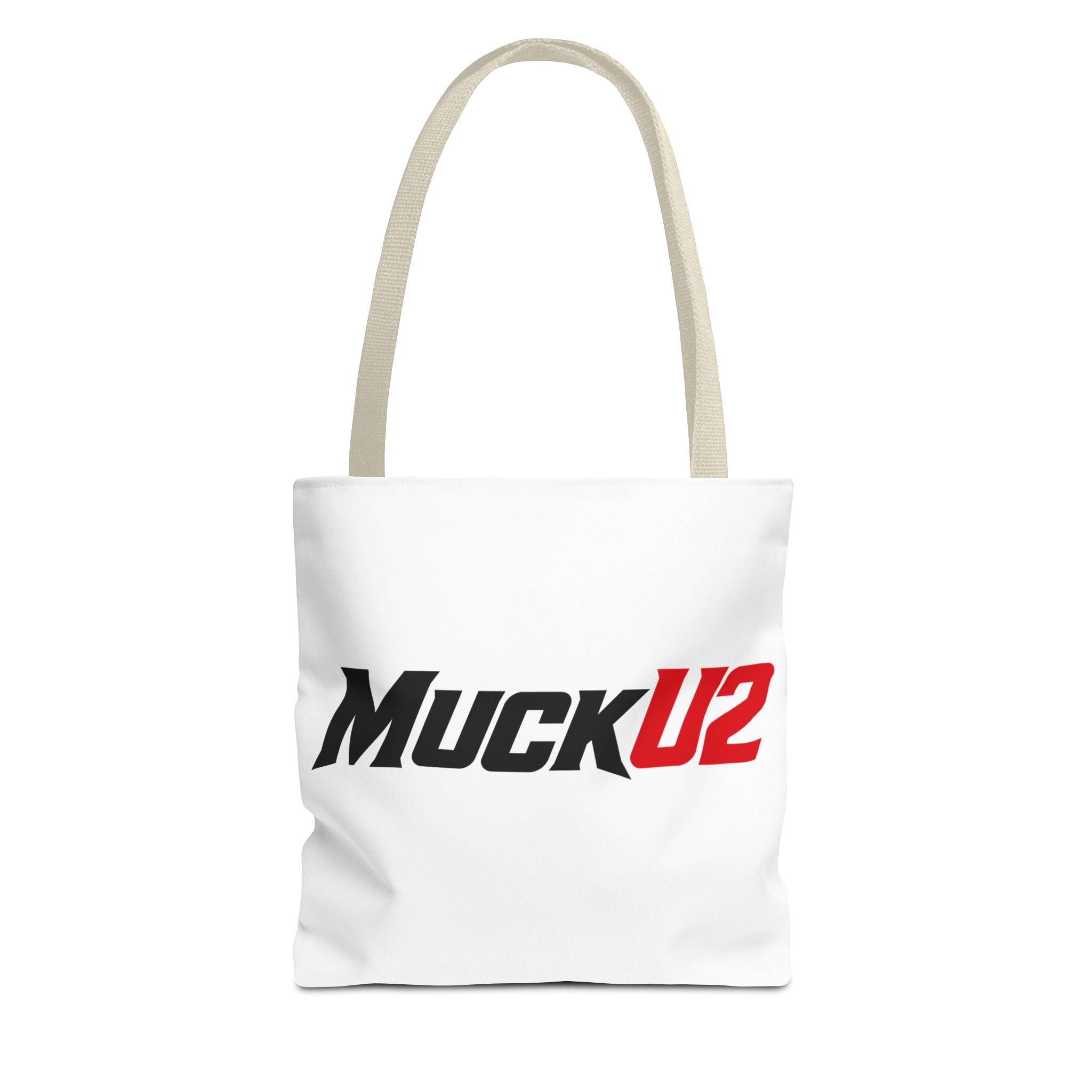 MuckU2 Bubble Canvas Poker Tote Bag (black/red logo SKU 100023)