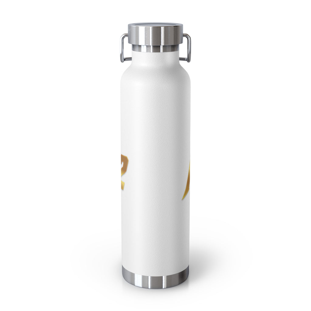 MuckU2 Insulated Water Bottle (gold logo/SKU 100010)