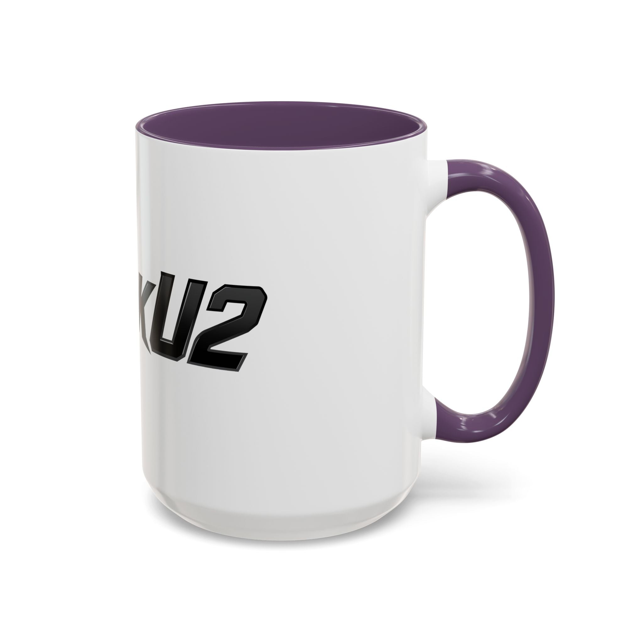 MuckU2 Classic White Mug (black logo/SKU 100045)