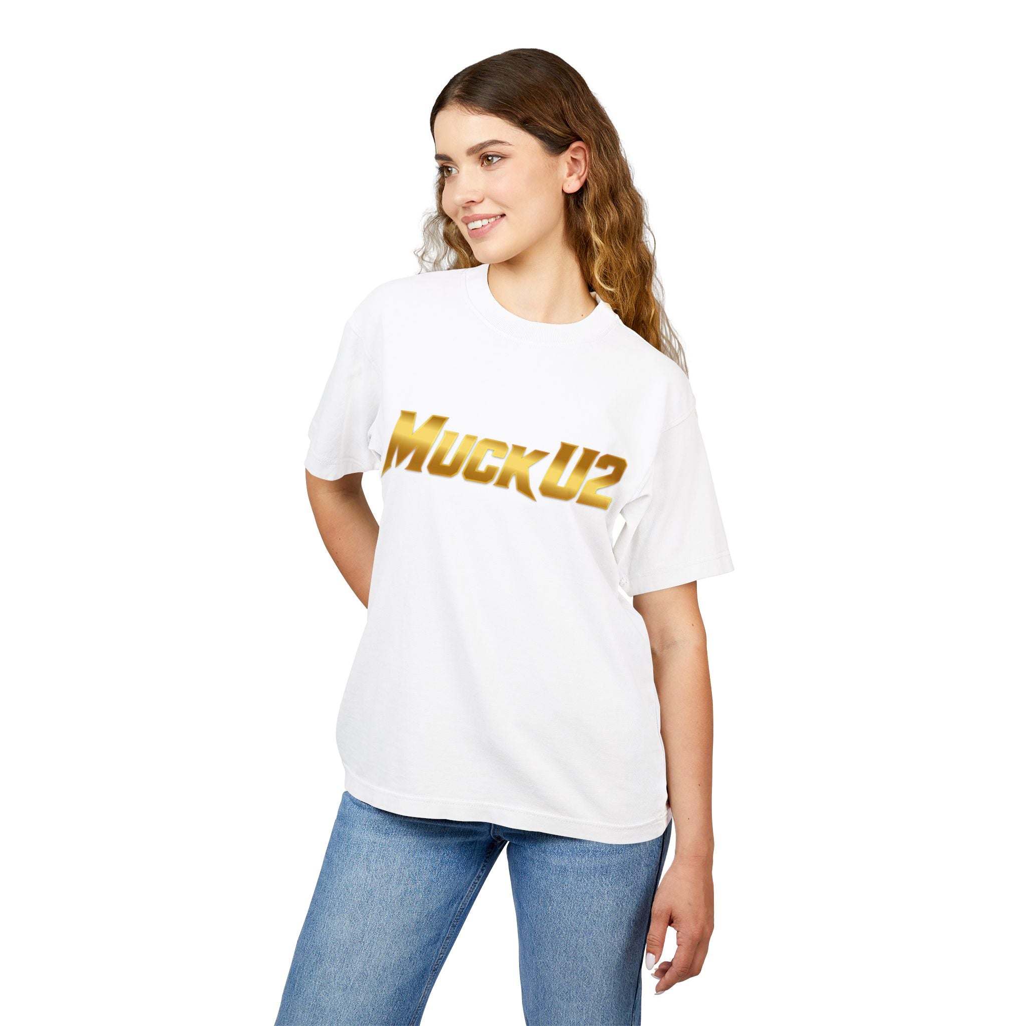 MuckU2 High Quality Poker Tee (gold logo/SKU 100055)