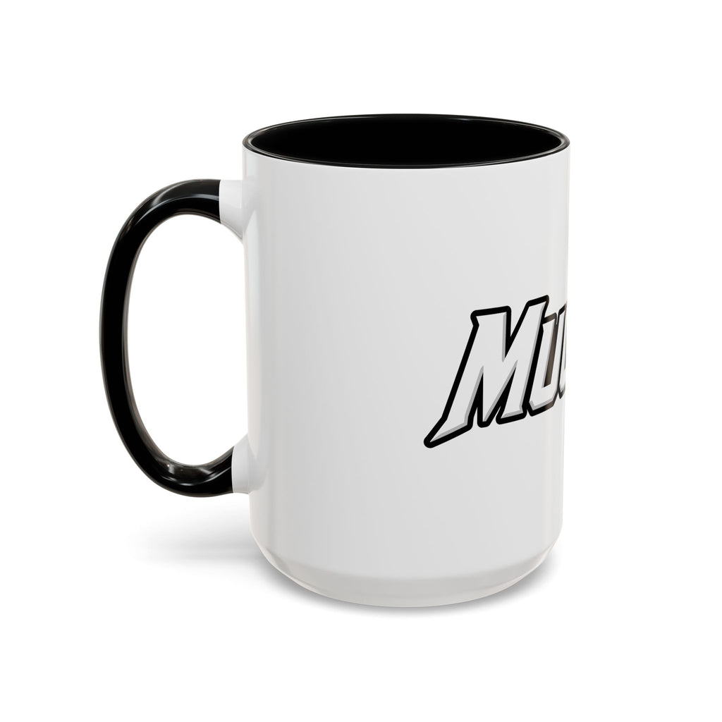 MuckU2 Classic White Mug (white/red logo/SKU 100047)