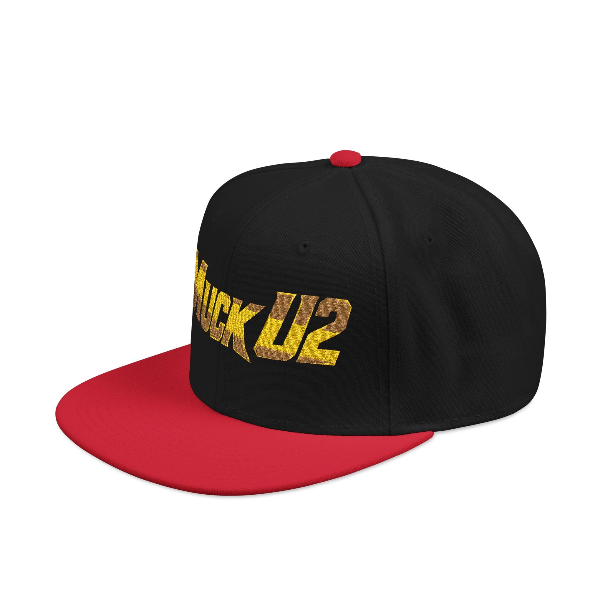 MuckU2 Snapback Poker Cap (blk/red logo SKU1004)