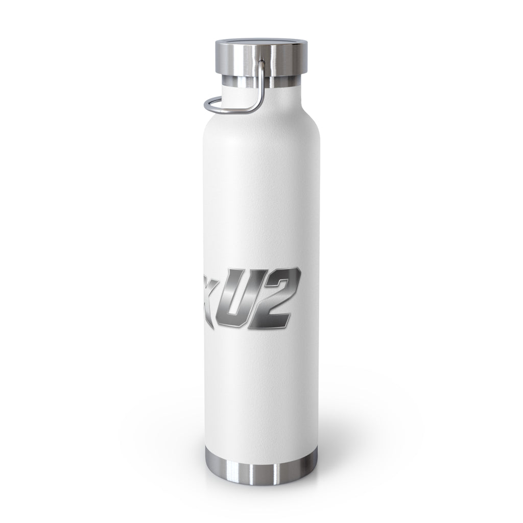 MuckU2 Insulated Water Bottle (gradient silver logo/SKU 100011)