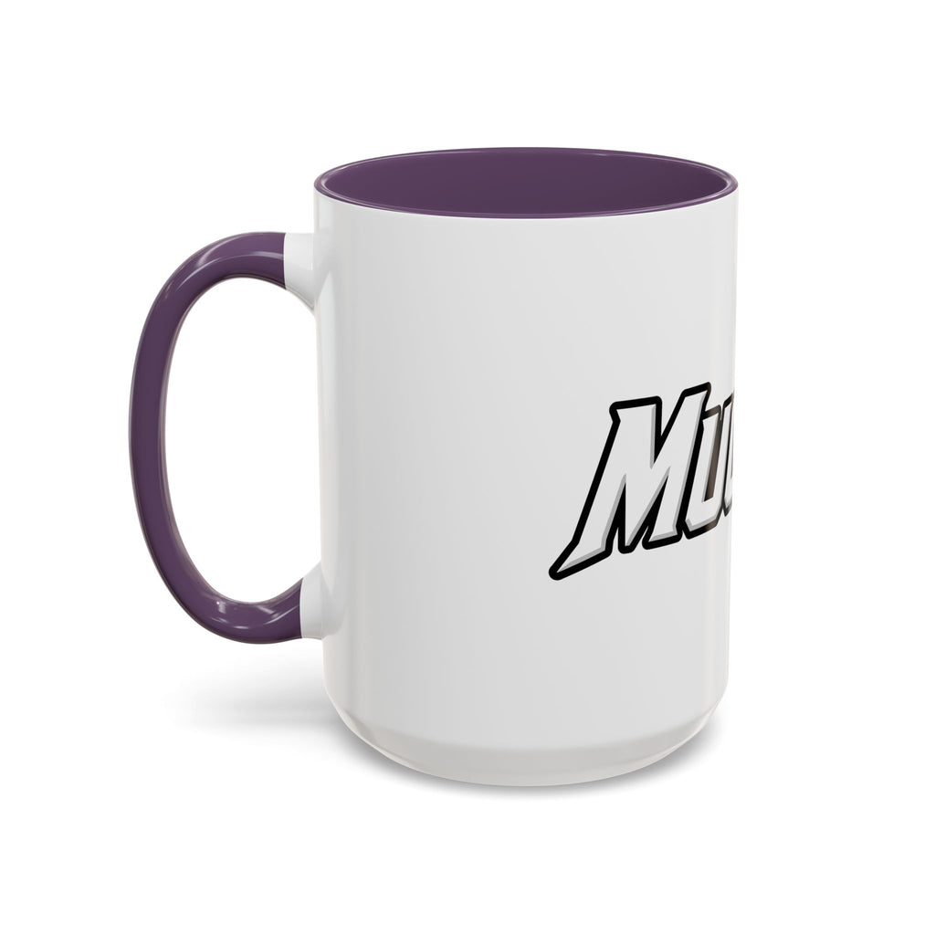 MuckU2 Classic White Mug (white/red logo/SKU 100047)
