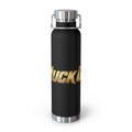 MuckU2 Insulated Water Bottle (gold logo/SKU 100010)