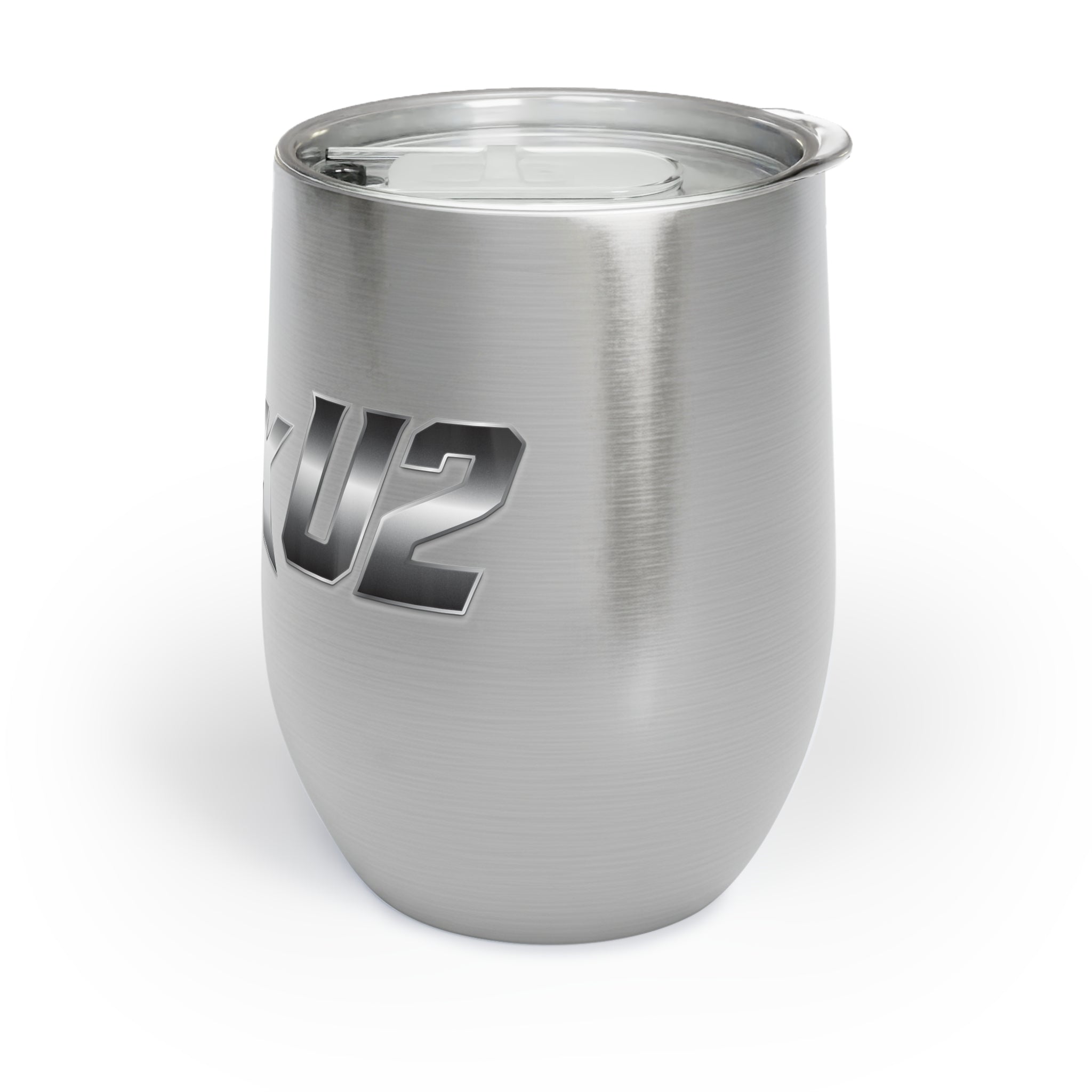 MuckU2 Wine Tumbler (gradient silver logo/SKU 100018)