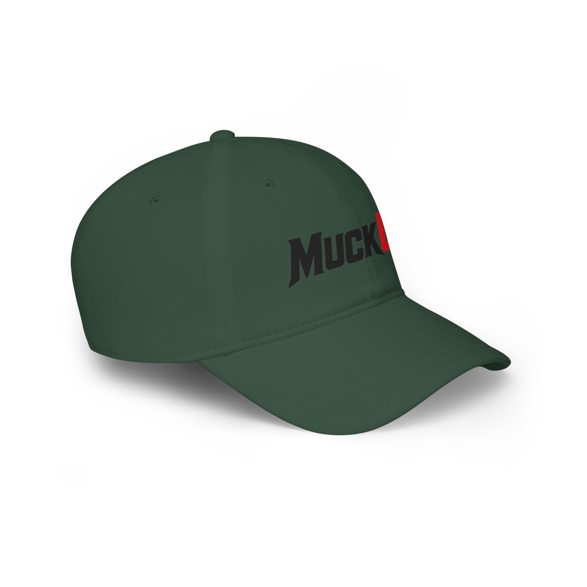 MuckU2 Poker Cap (black/red logo/SKU 100074)