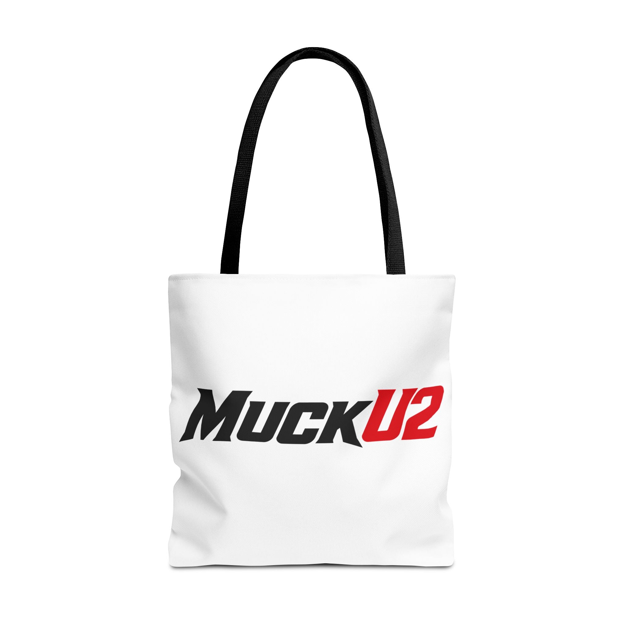 MuckU2 Bubble Canvas Poker Tote Bag (black/red logo SKU 100023)