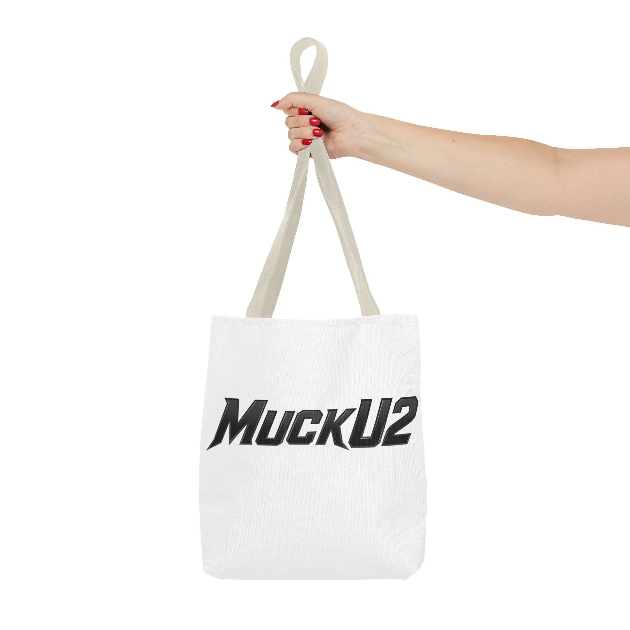 MuckU2 Bubble Canvas Poker Tote Bag (black logo SKU 100025)