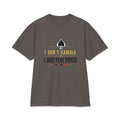 The Grinder Poker T-Shirt (gold/black logo) — "I Don't Gamble, I Just Play Poker" Graphic Tee