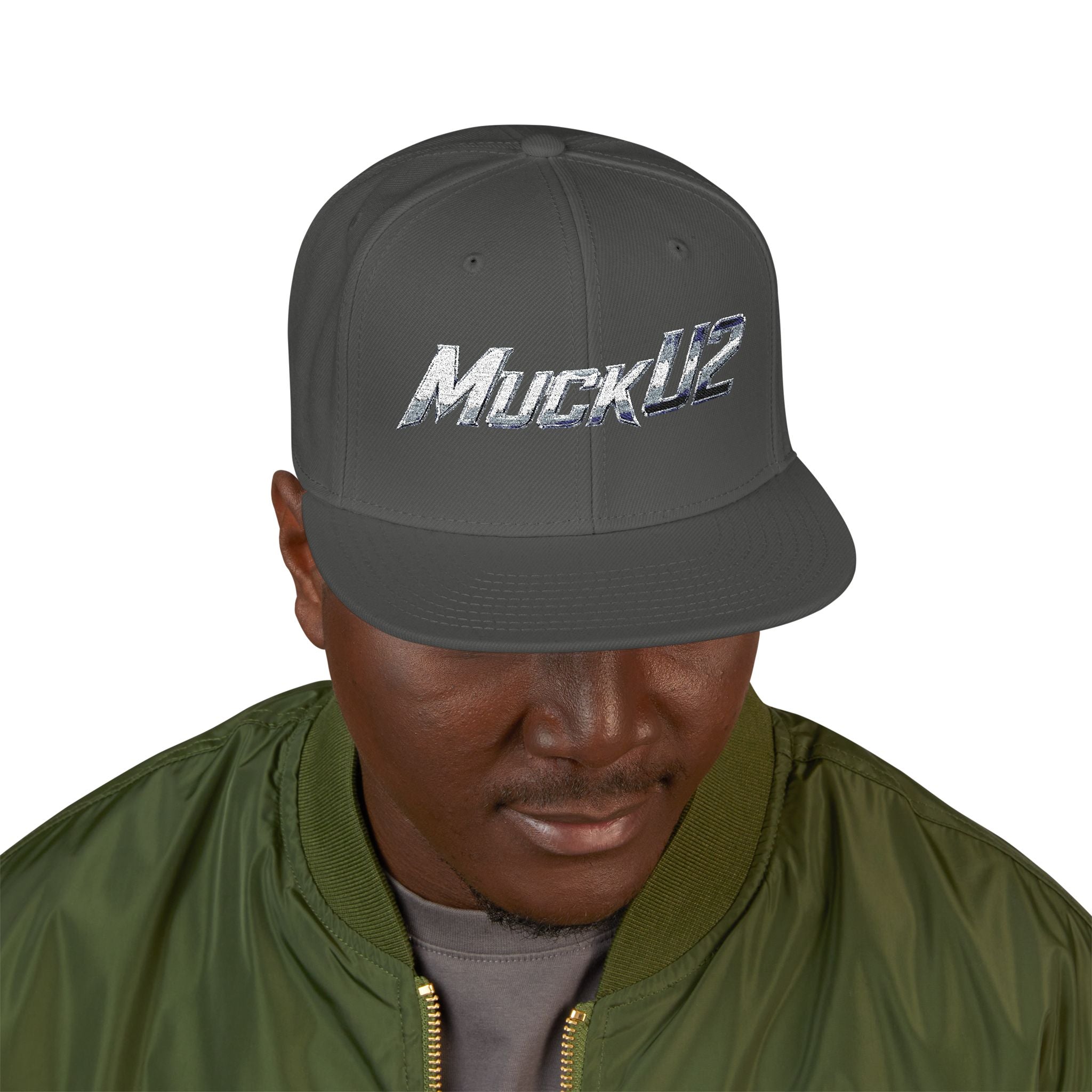 Check Blind Poker Cap (silver logo) - MuckU2
