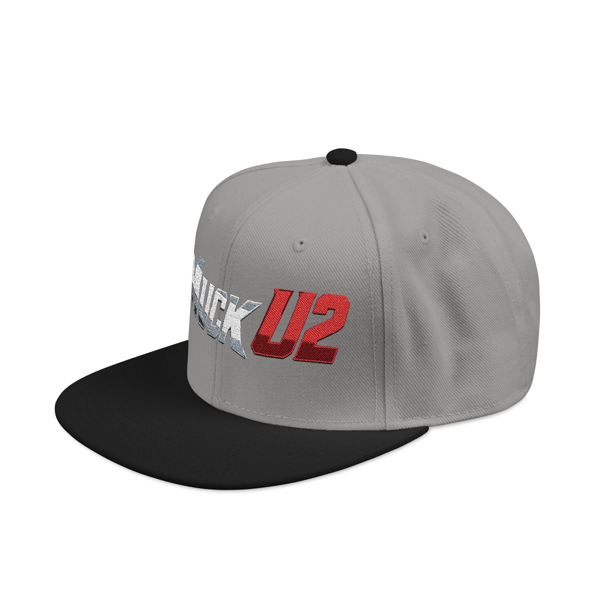 MuckU2 Snapback Poker Cap (gradient sliver/red/SKU 10006)