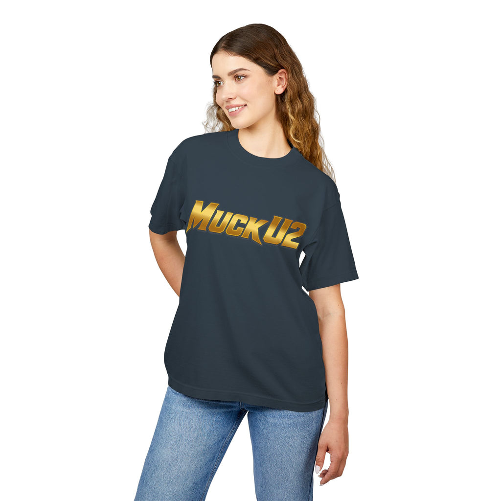 MuckU2 High Quality Poker Tee (gold logo/SKU 100055)