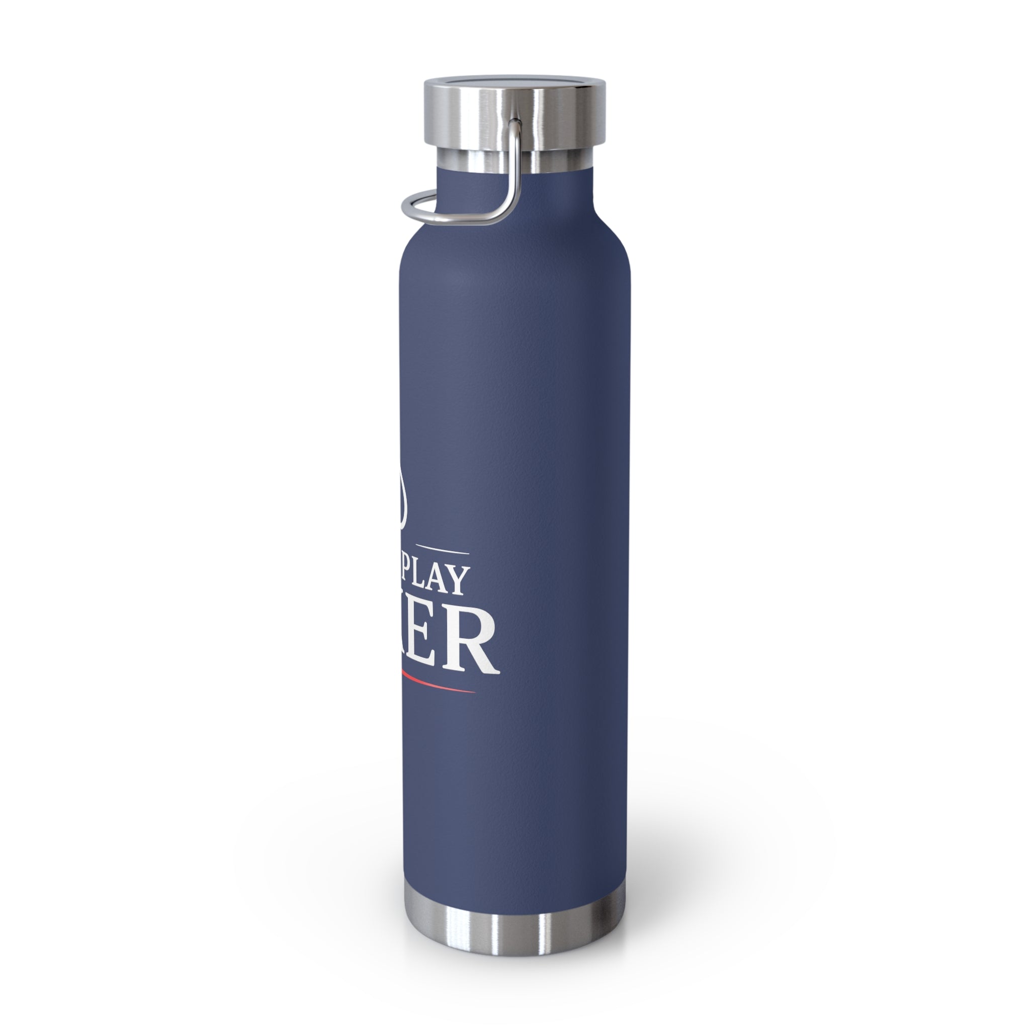 Just Play Poker 22oz Insulated Water Bottle — Copper Vacuum Thermos for Poker Players