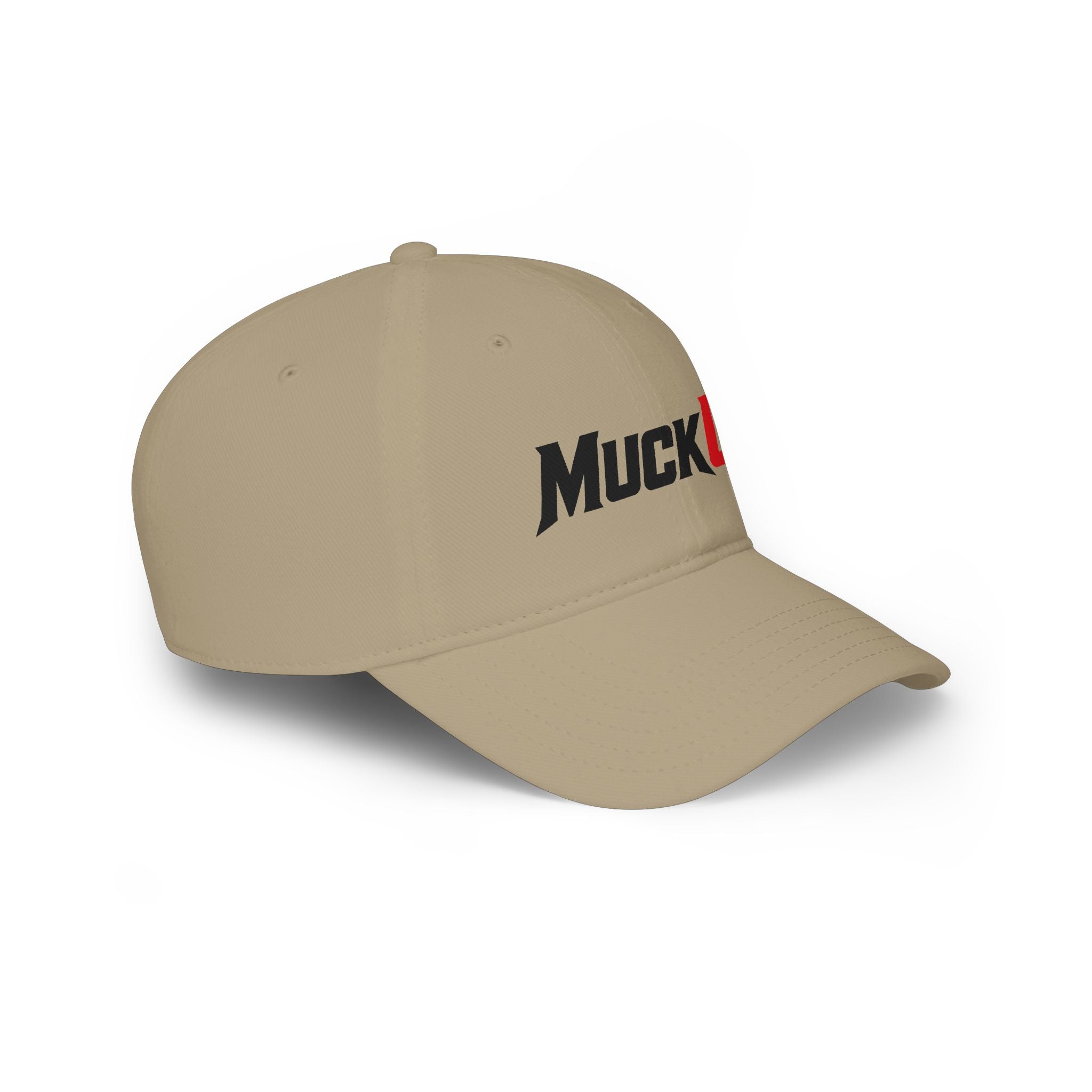 MuckU2 Poker Cap (black/red logo/SKU 100074)