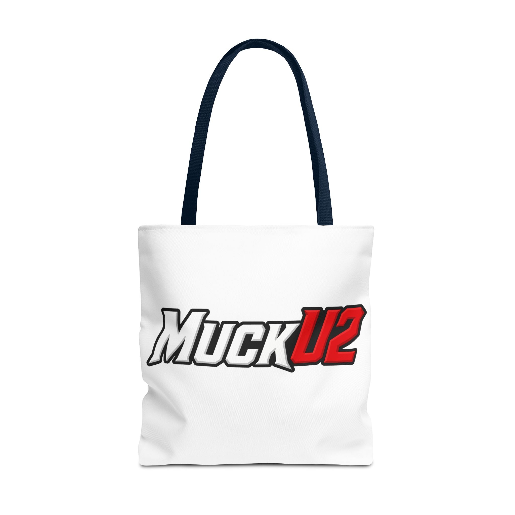 MuckU2 Bubble Canvas Poker Tote Bag (red/white logo SKU 100024)