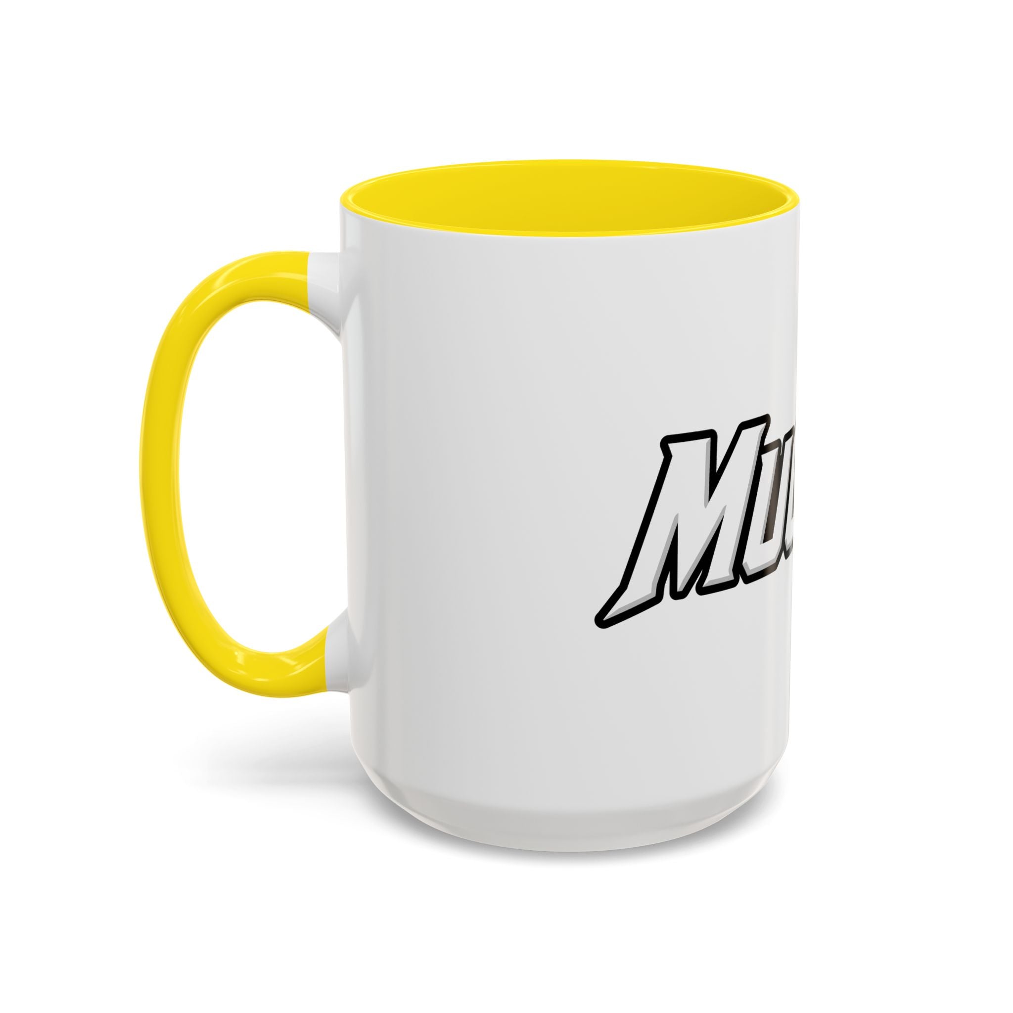 MuckU2 Classic White Mug (white/red logo/SKU 100047)