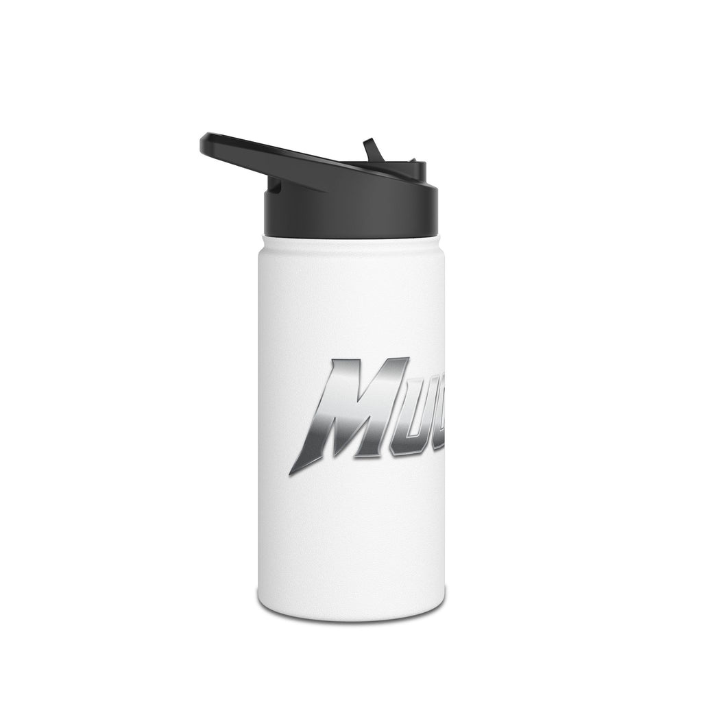MuckU2 Stainless Steel Poker Water Bottle (gradient silver logo/SKU 100030)