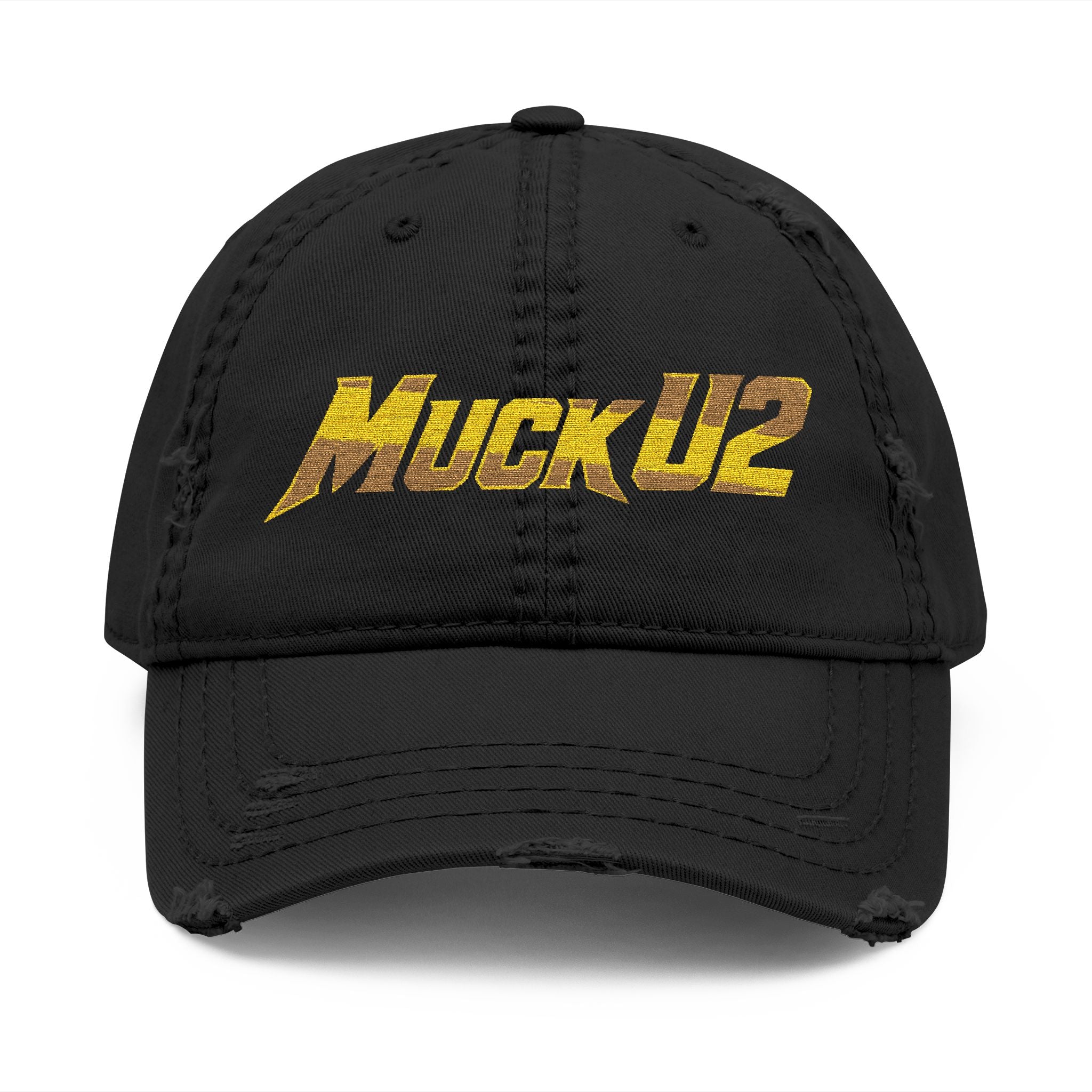 MuckU2 Poker Trucker Cap (gold logo/SKU 100077)