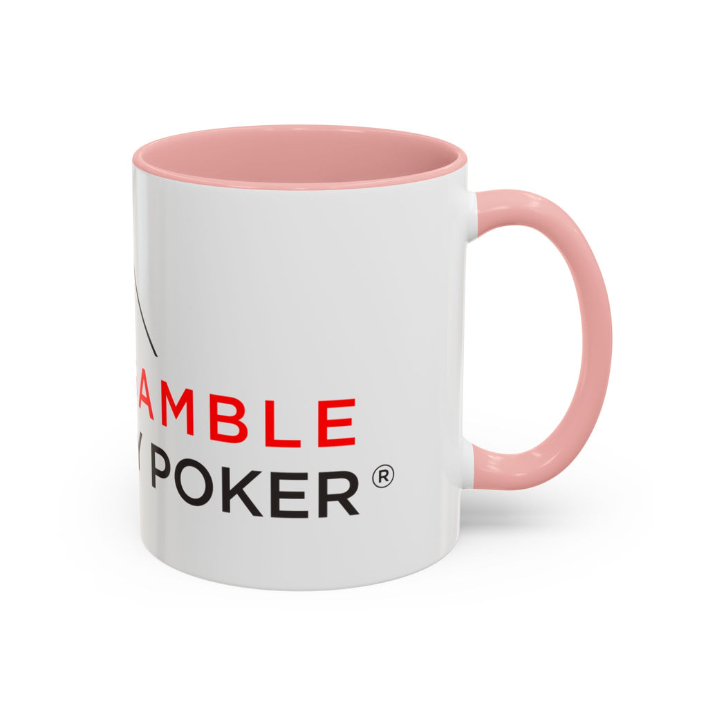 Poker Coffee Mug — "Don’t Gamble, Just Play Poker" Accent Mug (11/15 oz)