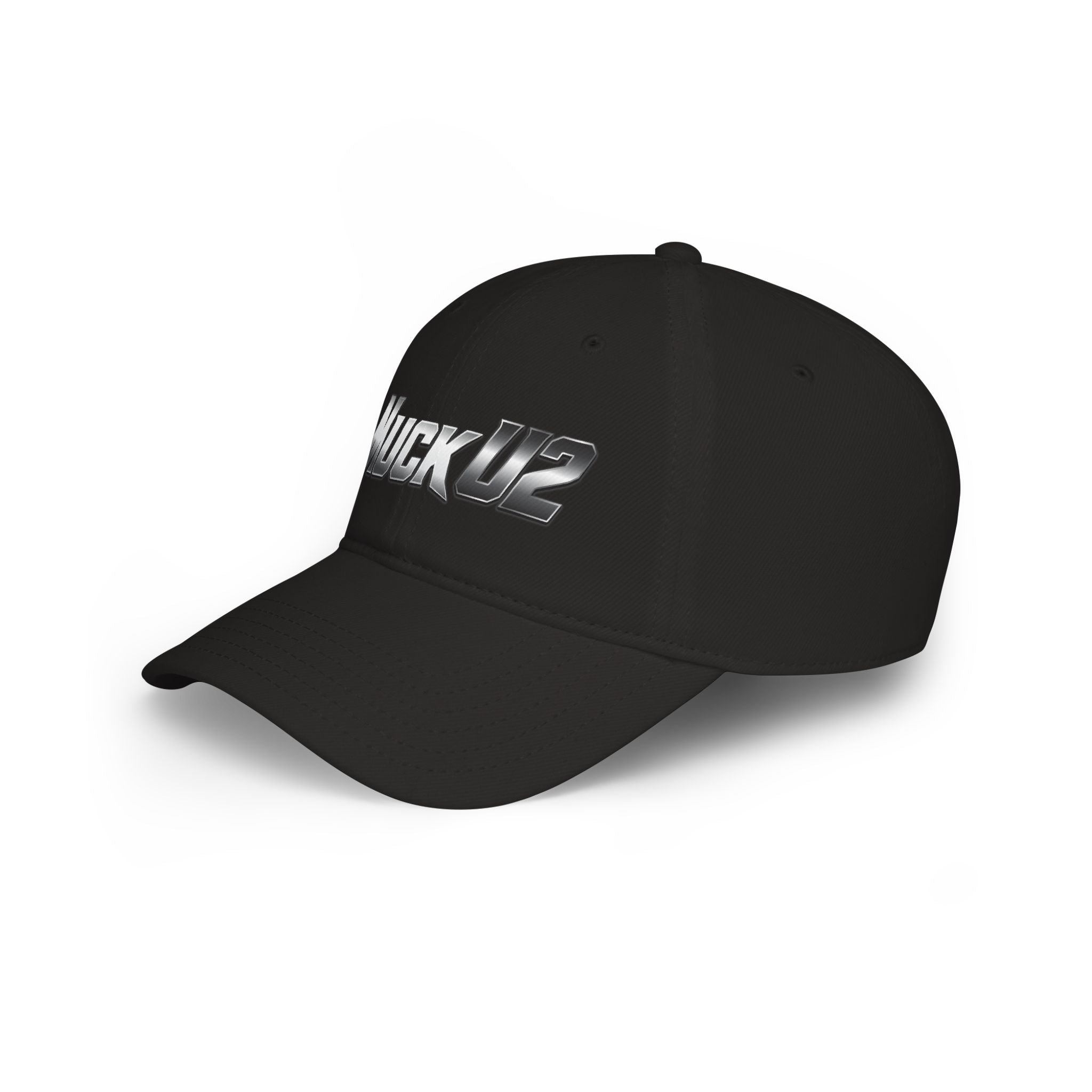 MuckU2 Poker Cap (gradient silver/black logo/SKU 100071)