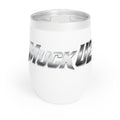 MuckU2 Wine Tumbler (gradient silver logo/SKU 100018)