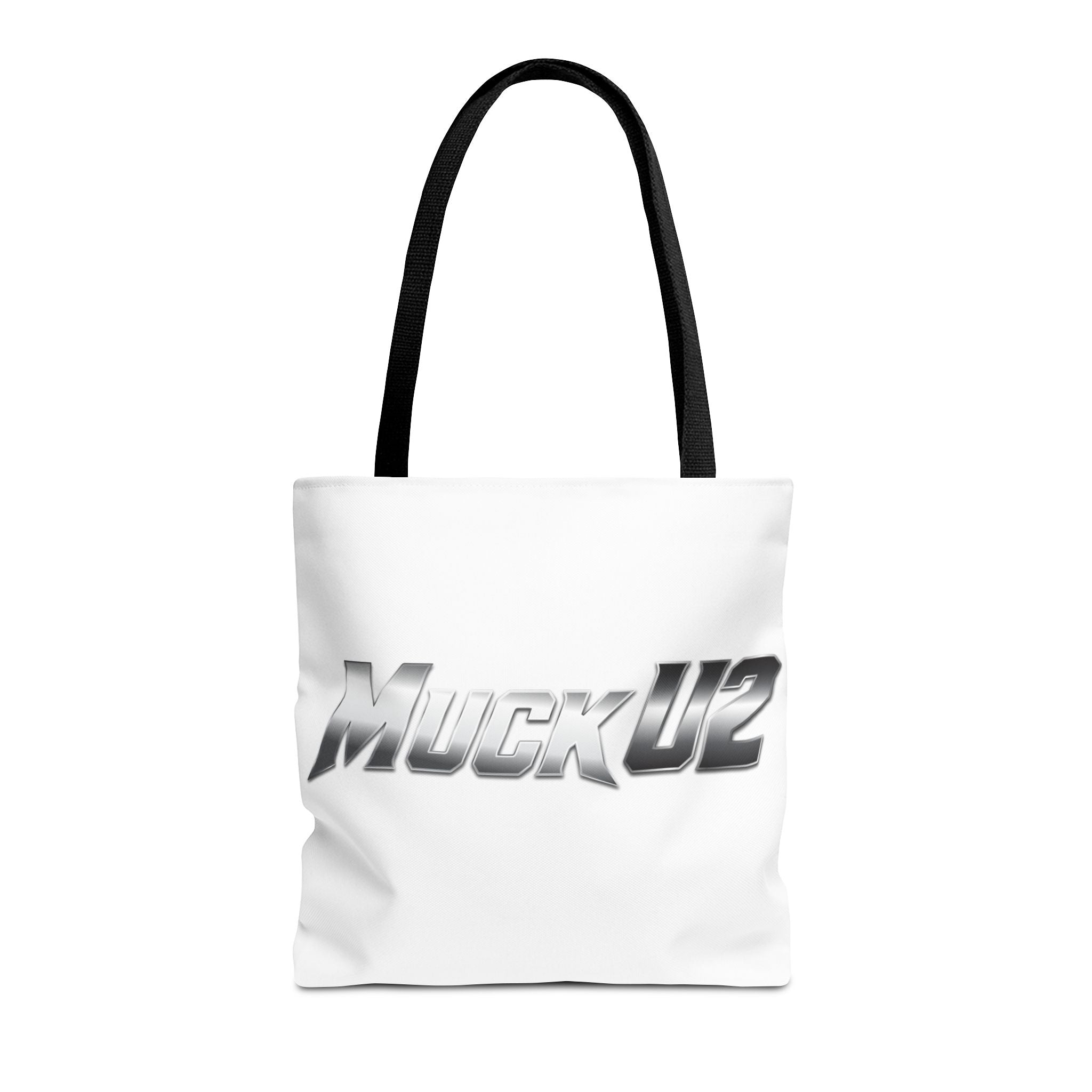 MuckU2 Bubble Canvas Poker Tote Bag (gradient silver logo SKU 100022)