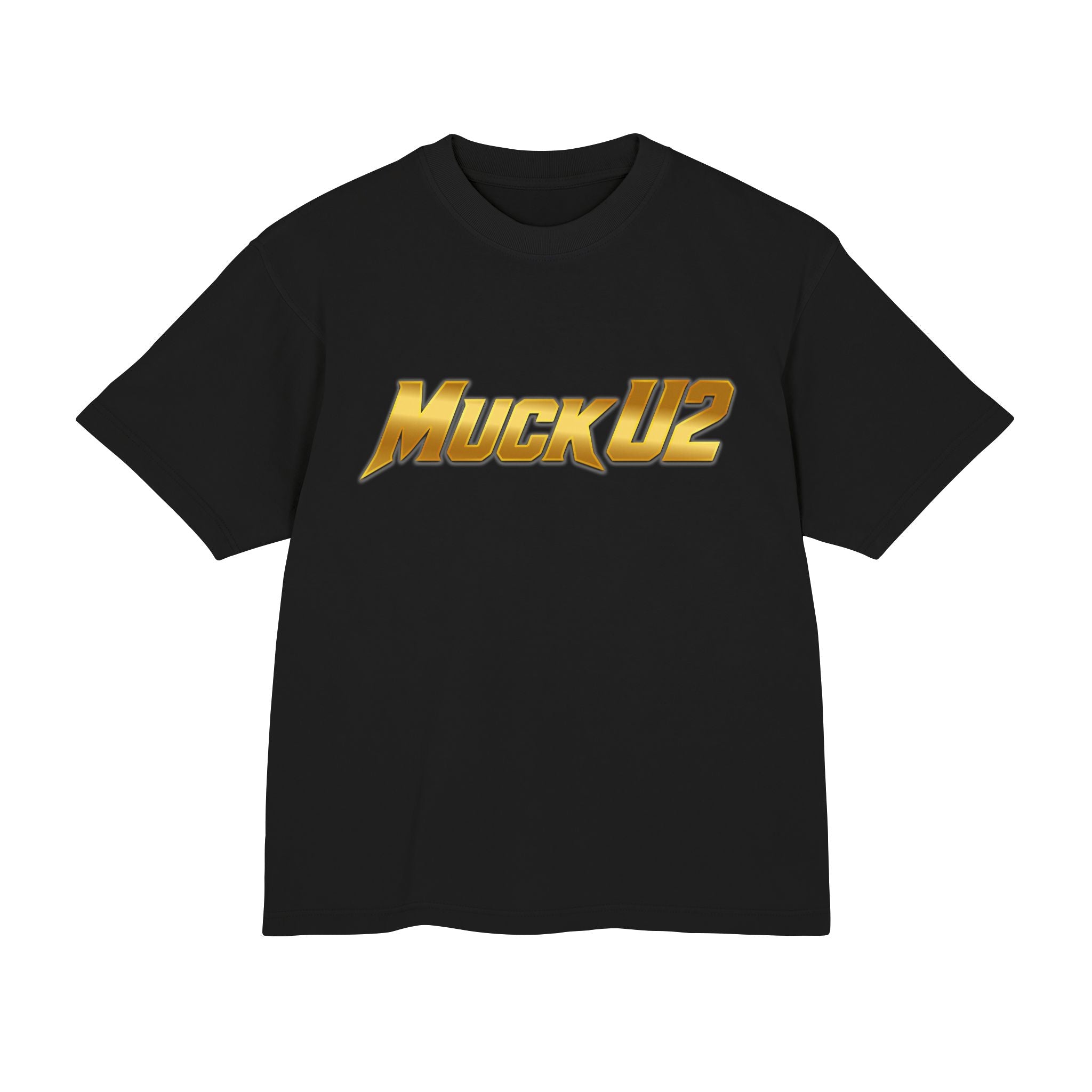MuckU2 High Quality Poker Tee (gold logo/SKU 100055)