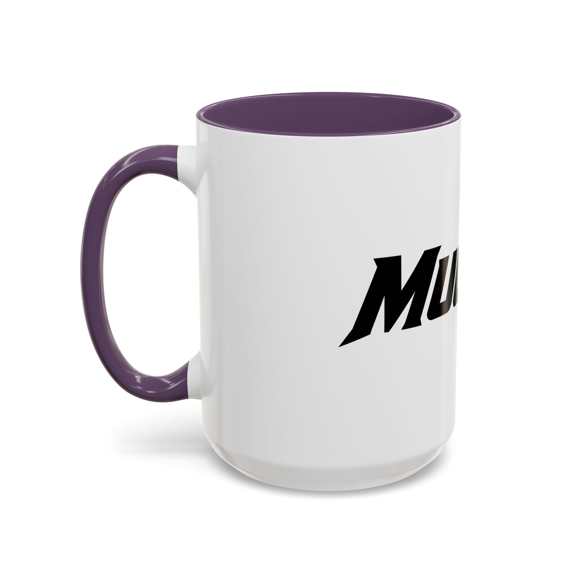 MuckU2 Classic White Mug (black/red logo/SKU 100046)