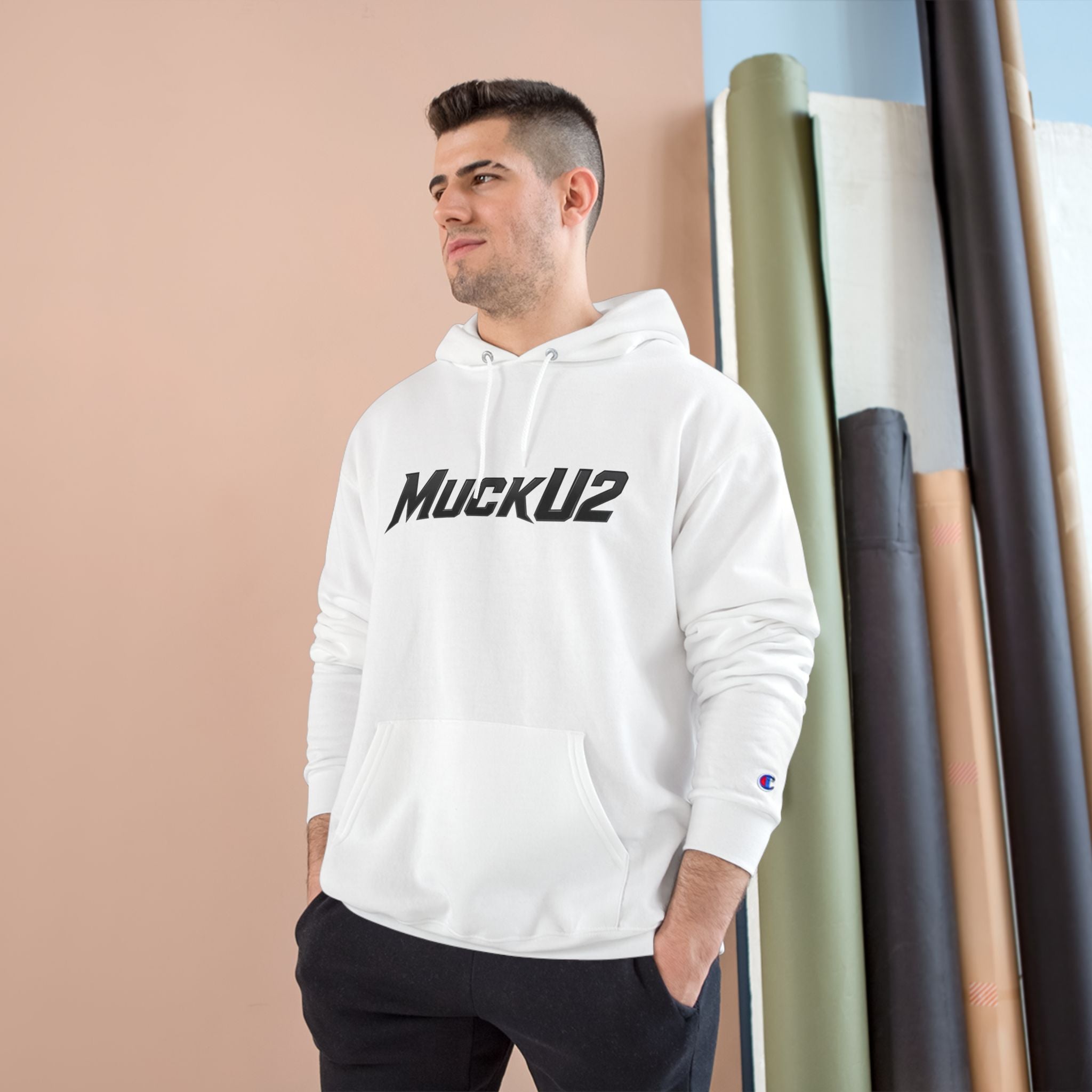 MuckU2 Poker Hoodie (black logo/SKU 100052)